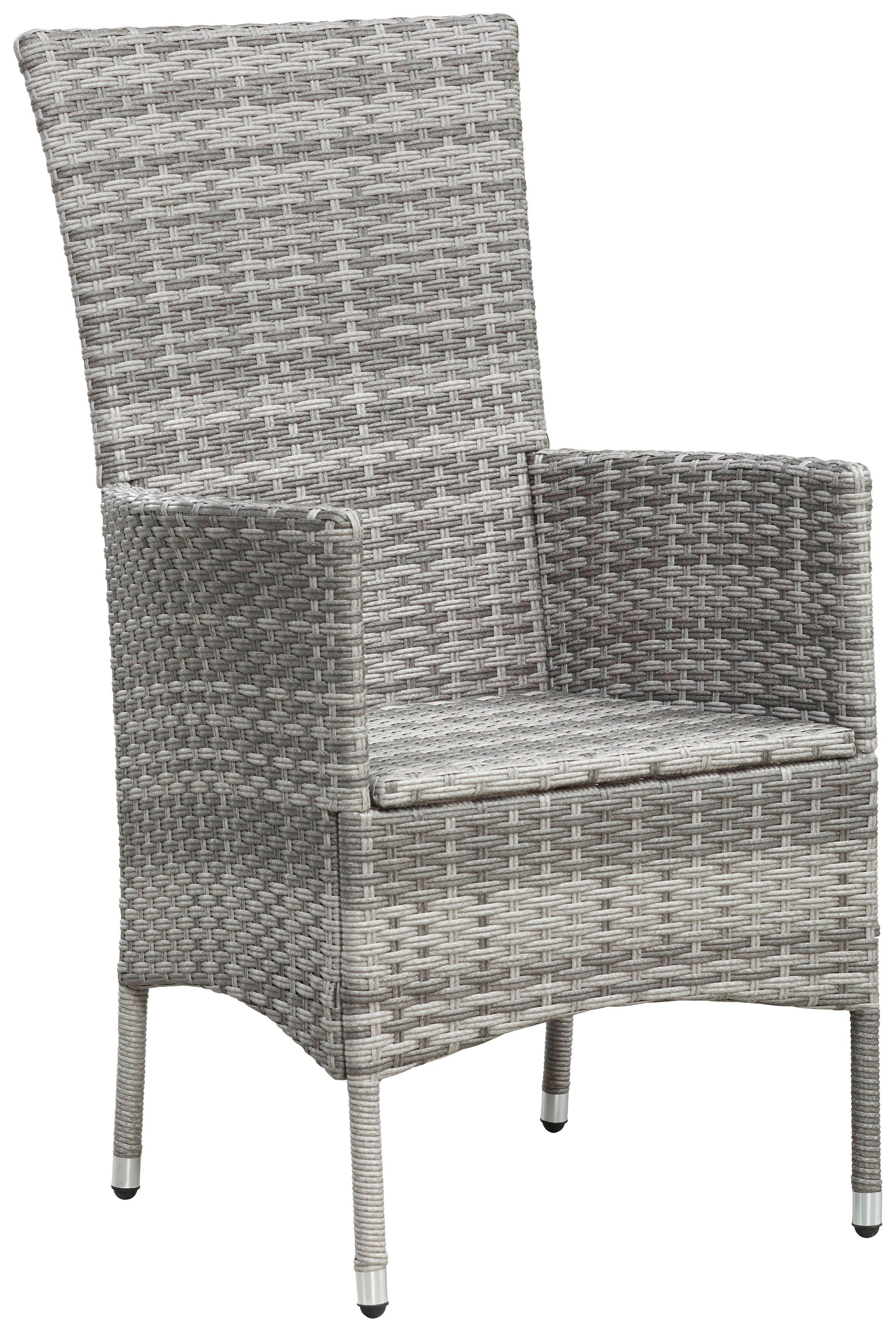 150x80 Tisch Polyrattan Sessel, online 6 KONIFERA »Belluno«, tlg.), cm, bestellen Garten-Essgruppe (13