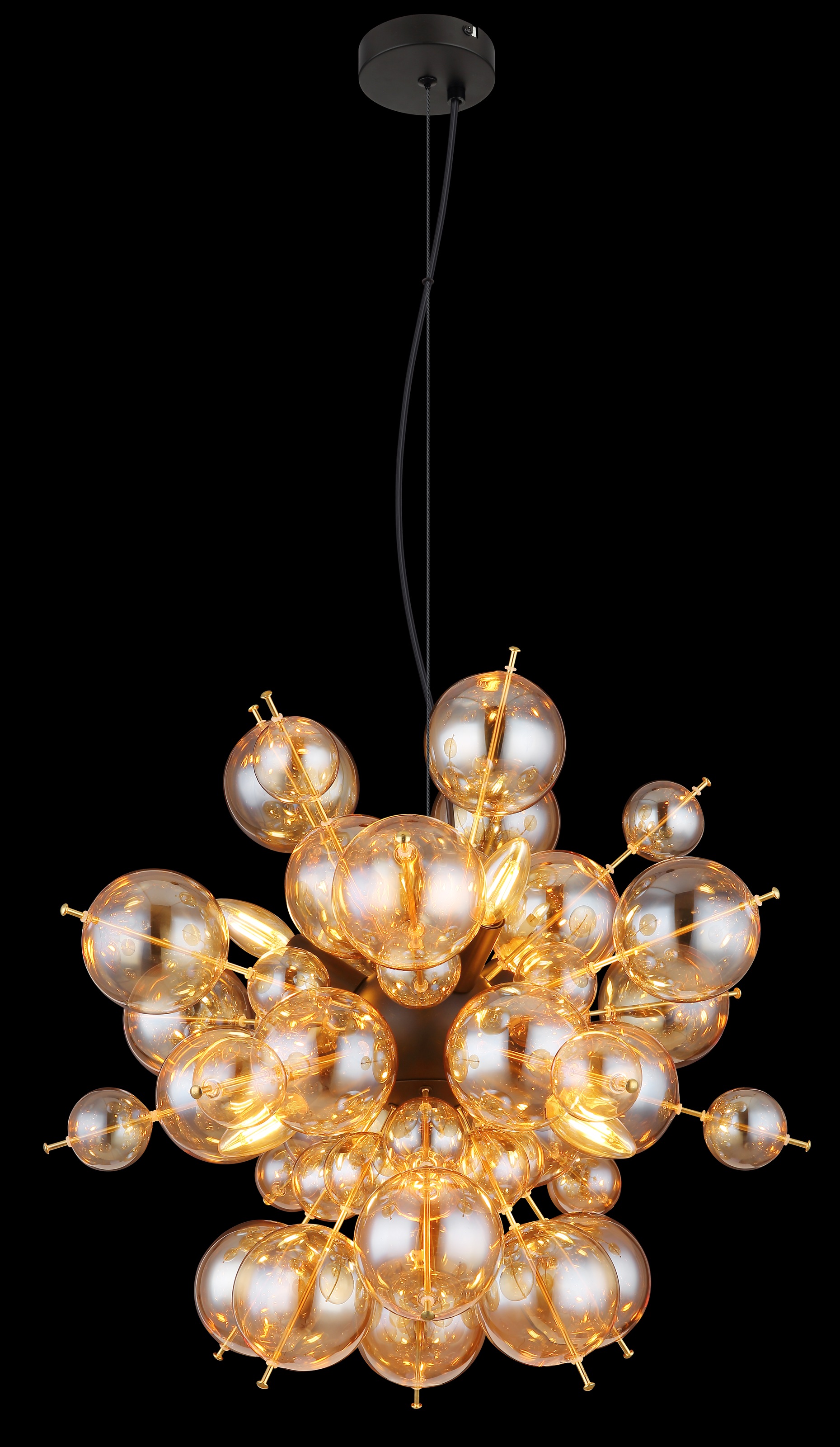 GLOBO LIGHTING Hängeleuchte »UDO«, Leuchtmittel E14 | ohne Leuchtmittel, Hängelampe/Pendelleuchte/Esszimmer/Wohnzimmer/Esstisch