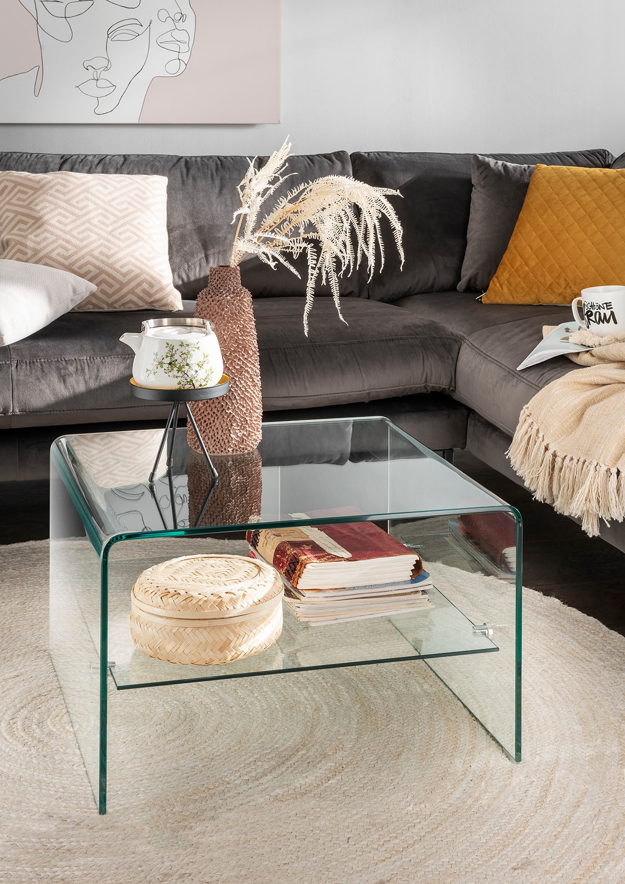 Paroli Glas-Couchtisch »Willi« günstig online kaufen
