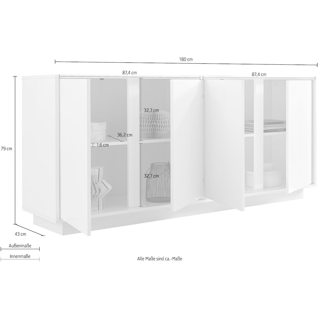 INOSIGN Sideboard »Ice«