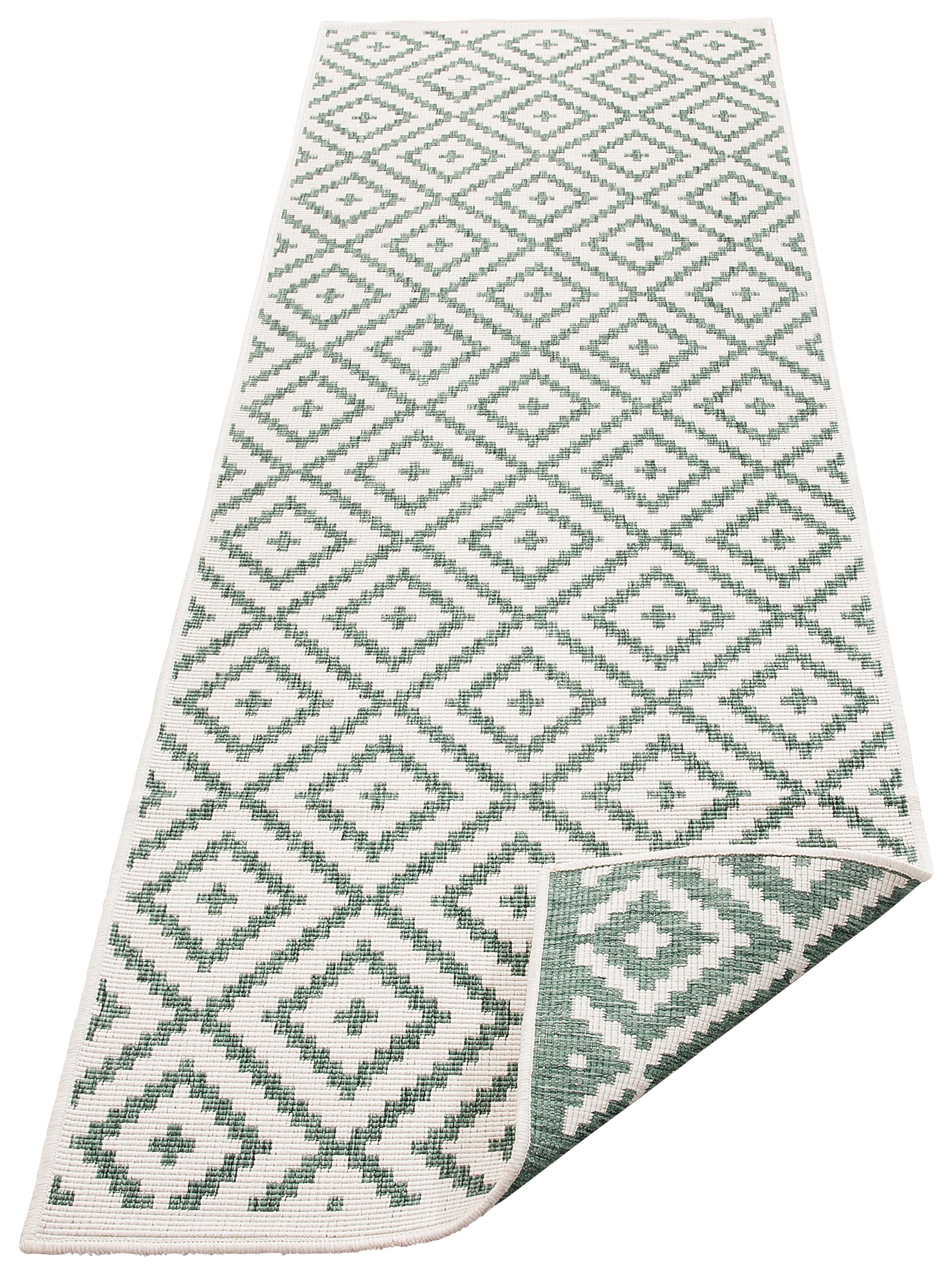 Bild von my home Läufer »Ronda Wendeteppich«, rechteckig, Sisal-Optik, Flachgewebe, In- und Outdoor, geometrisches Boho Design