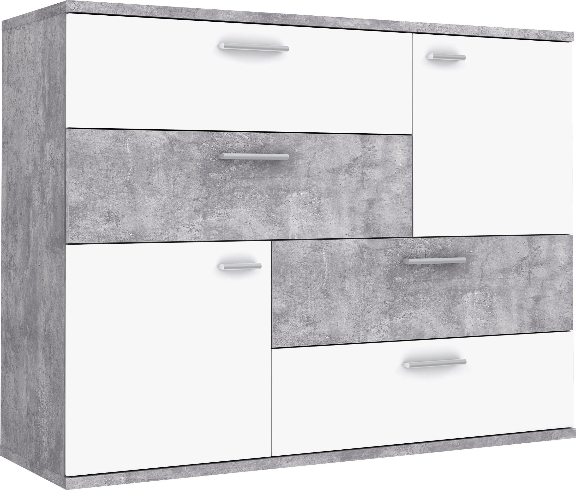 FORTE Kommode »Skive« Breite ca. 125 cm günstig online kaufen