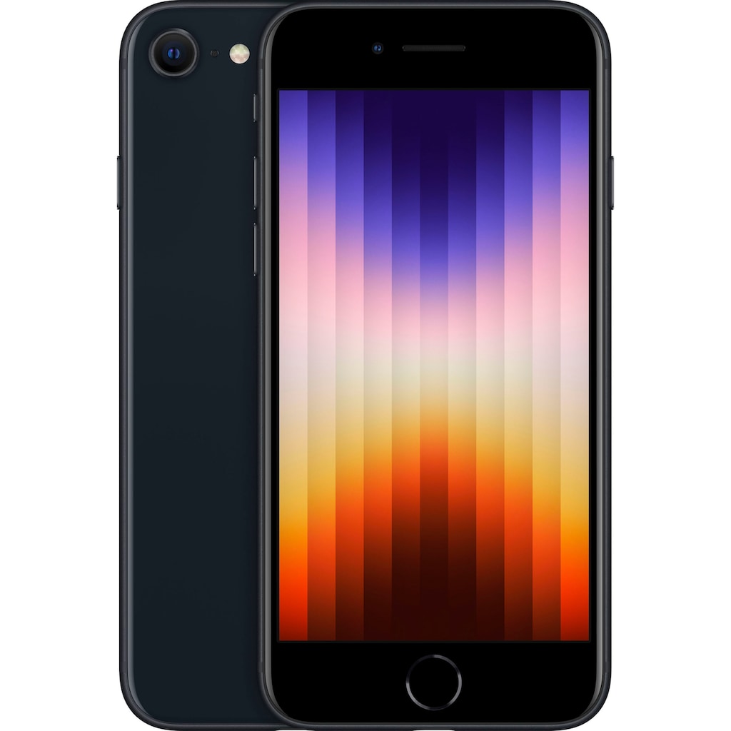 Apple Smartphone »iPhone SE (2022)«, Midnight, 11,94 cm/4,7 Zoll, 64 GB Speicherplatz, 12 MP Kamera