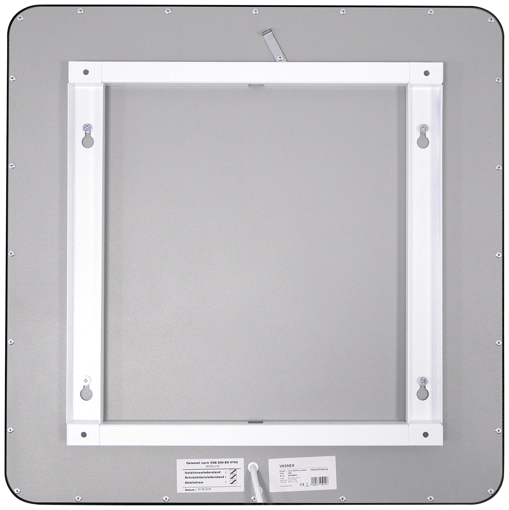 Vasner Infrarotheizung »Citara T Plus«, Tafelheizung rund mit Kreide beschreibbar, 700 Watt
