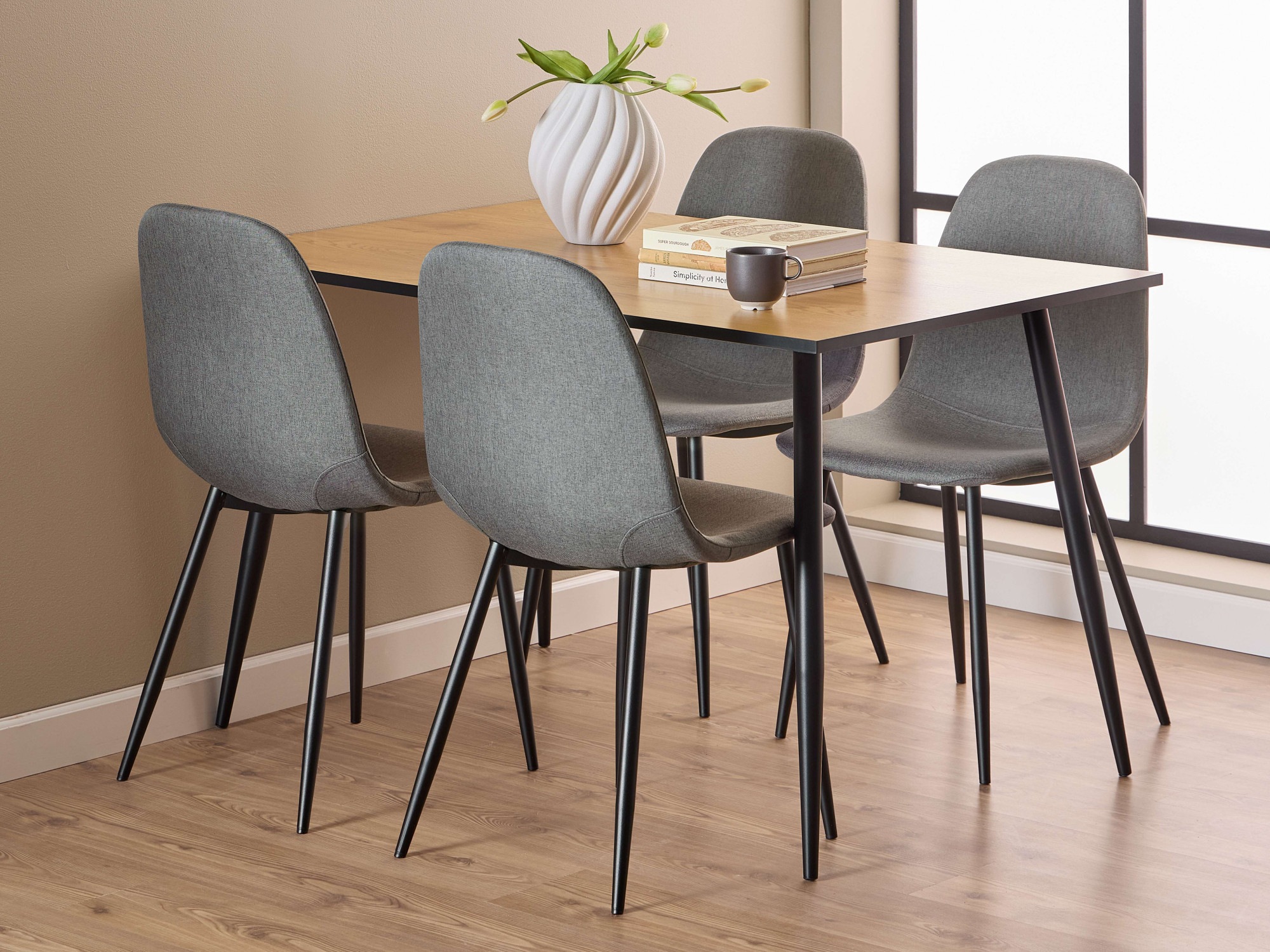 ACTONA GROUP Esszimmer-Set »Essgruppe, Esstisch mit Stühlen, für das Esszim günstig online kaufen