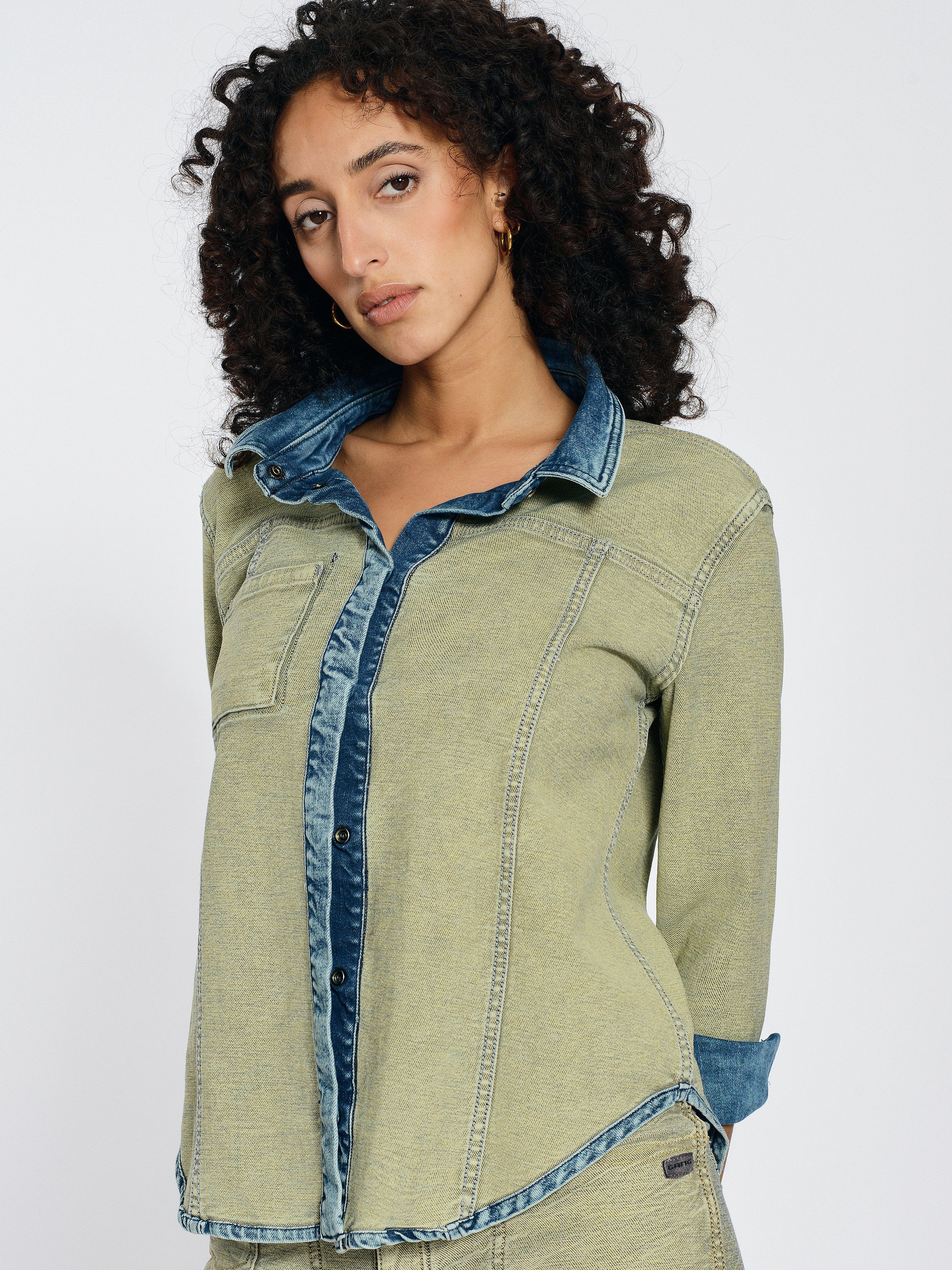 GANG Blusenshirt »GANG Shirt's Tops/T-Shirts 94LIV re-SHIRT«