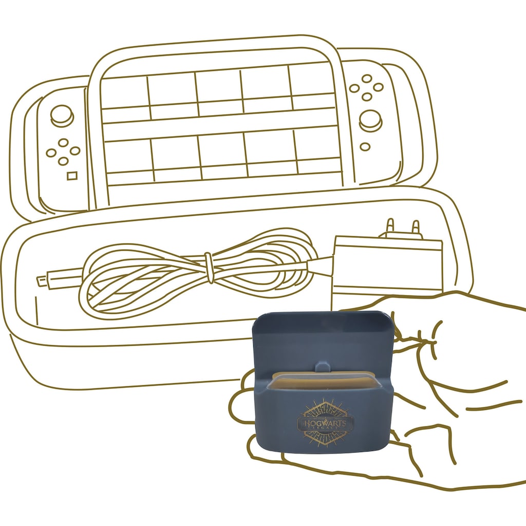 Freaks and Geeks Zubehör Nintendo »Dock & Stand für Switch Controller Hogwarts Legacy logo«