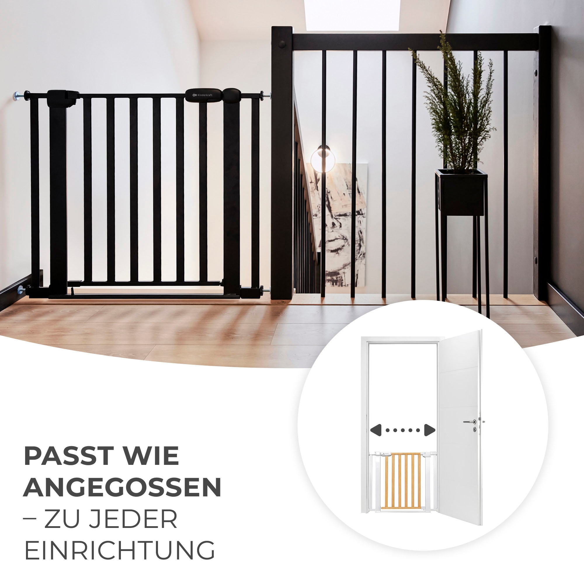 Kinderkraft Türschutzgitter »LOCK & GO«