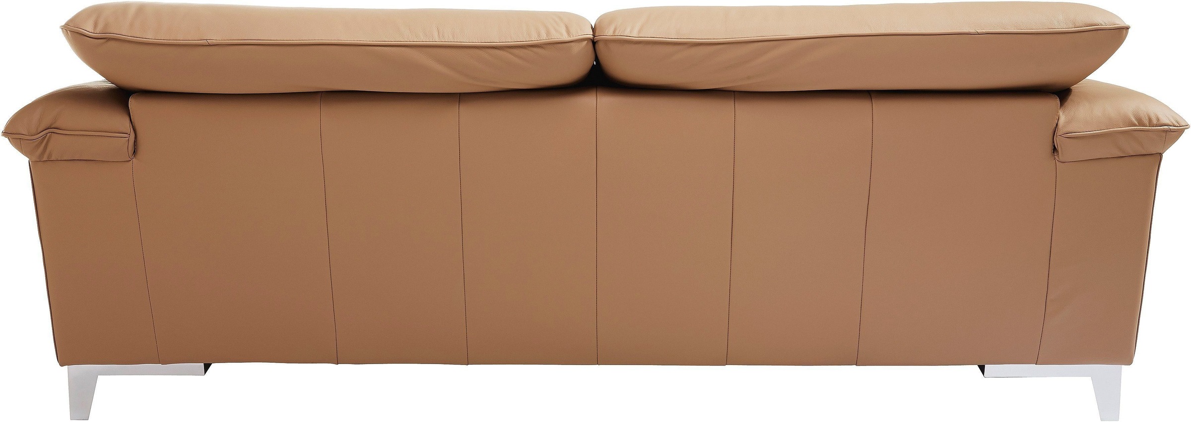 COTTA Polstergarnitur »Teresa«, (Set), Set bestehend aus: 2-Sitzer mit Kopfteilverstellung & Hocker
