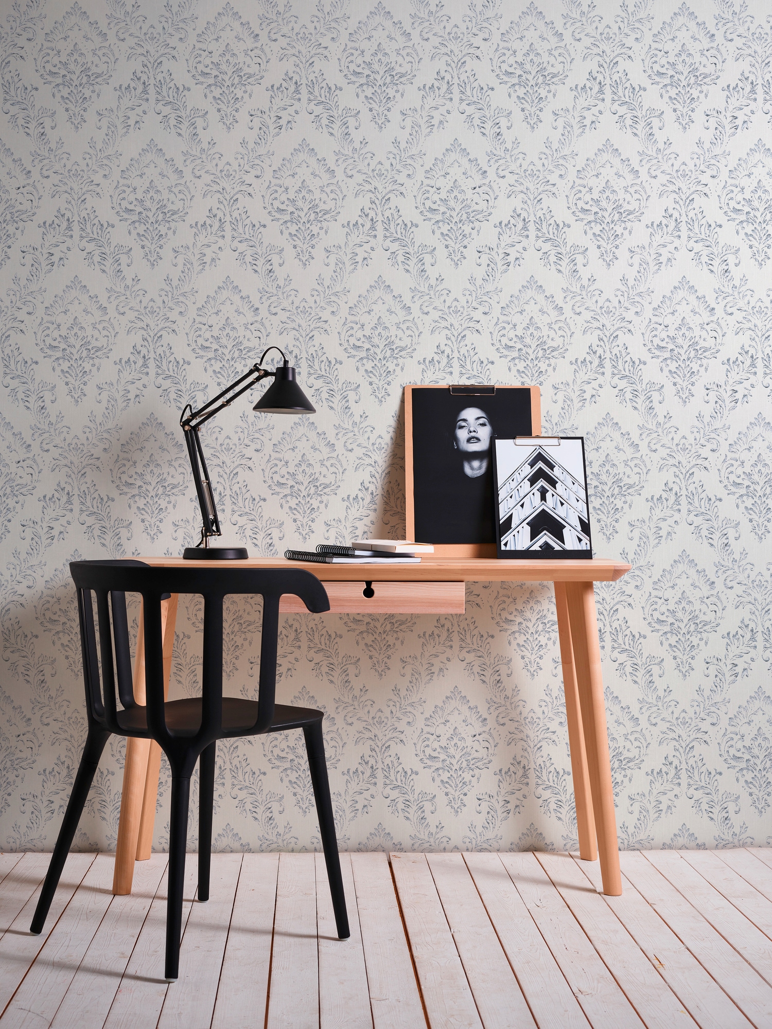 Architects Paper Textiltapete »Metallic Silk«, Barock-matt-glänzend, Ornament Tapete Barock Tapeten Wohnzimmer Schlafzimmer Küche Flur Büro