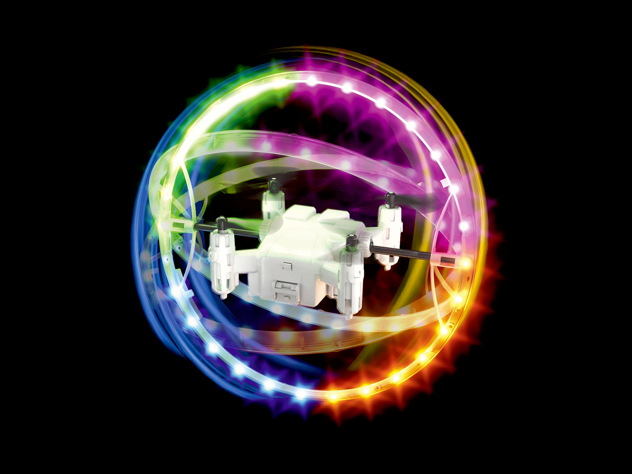 Revell® RC-Quadrocopter »Revell® control, Fireball, 2,4 GHz«, mit LED-Rotationsring für coole Lichteffekte