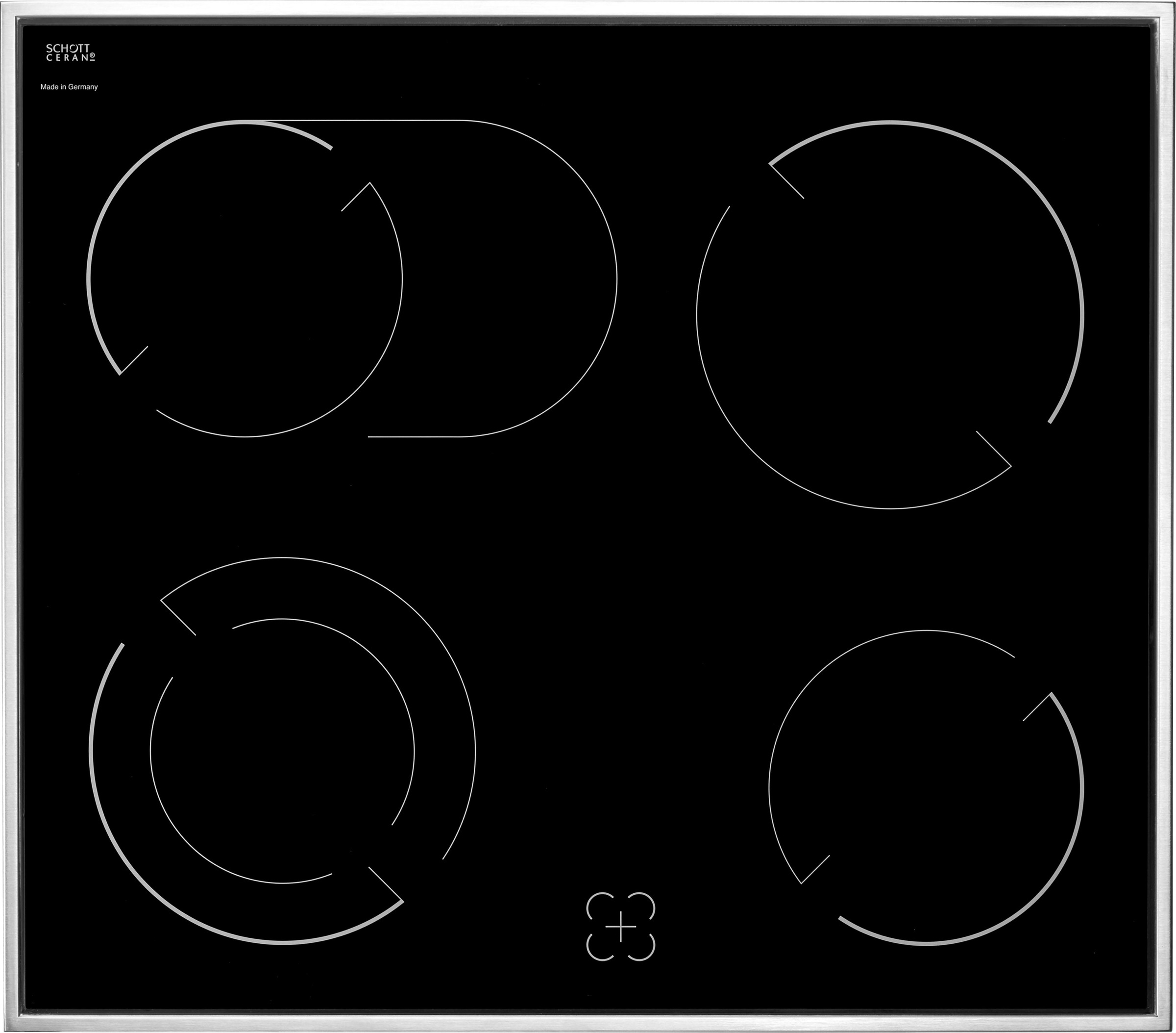 Hanseatic Elektro-Herd-Set »3002 3723 2013C(G)3.334eETsDpHbB«, 9423 4824 / 2013C(G)3.334eETsDpHbW, mit 3-fach-Teleskopauszug, Simple Steam Reinigungsfunktion, (Set), mit Restwärmeanzeige