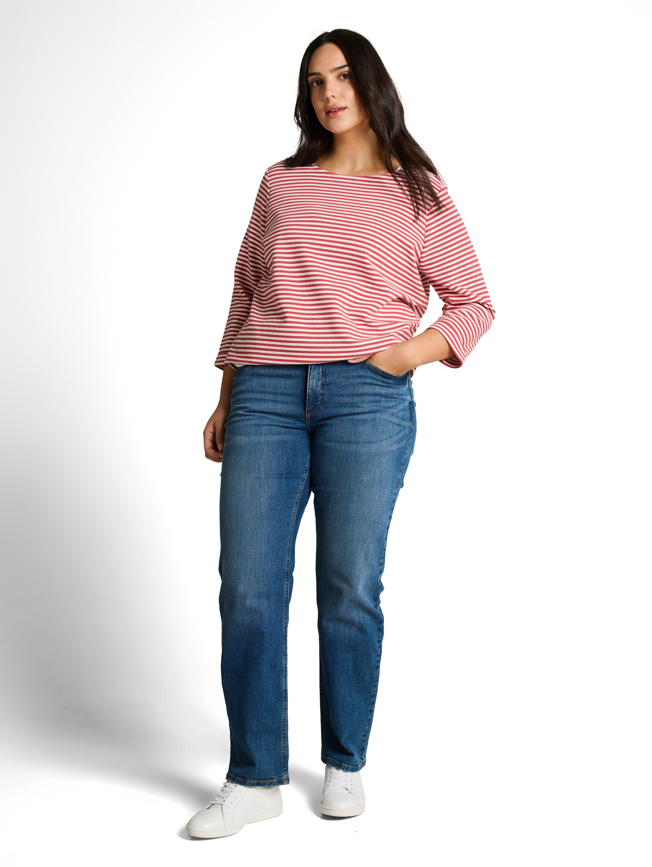 TOM TAILOR PLUS T-Shirt mit Streifen Muster