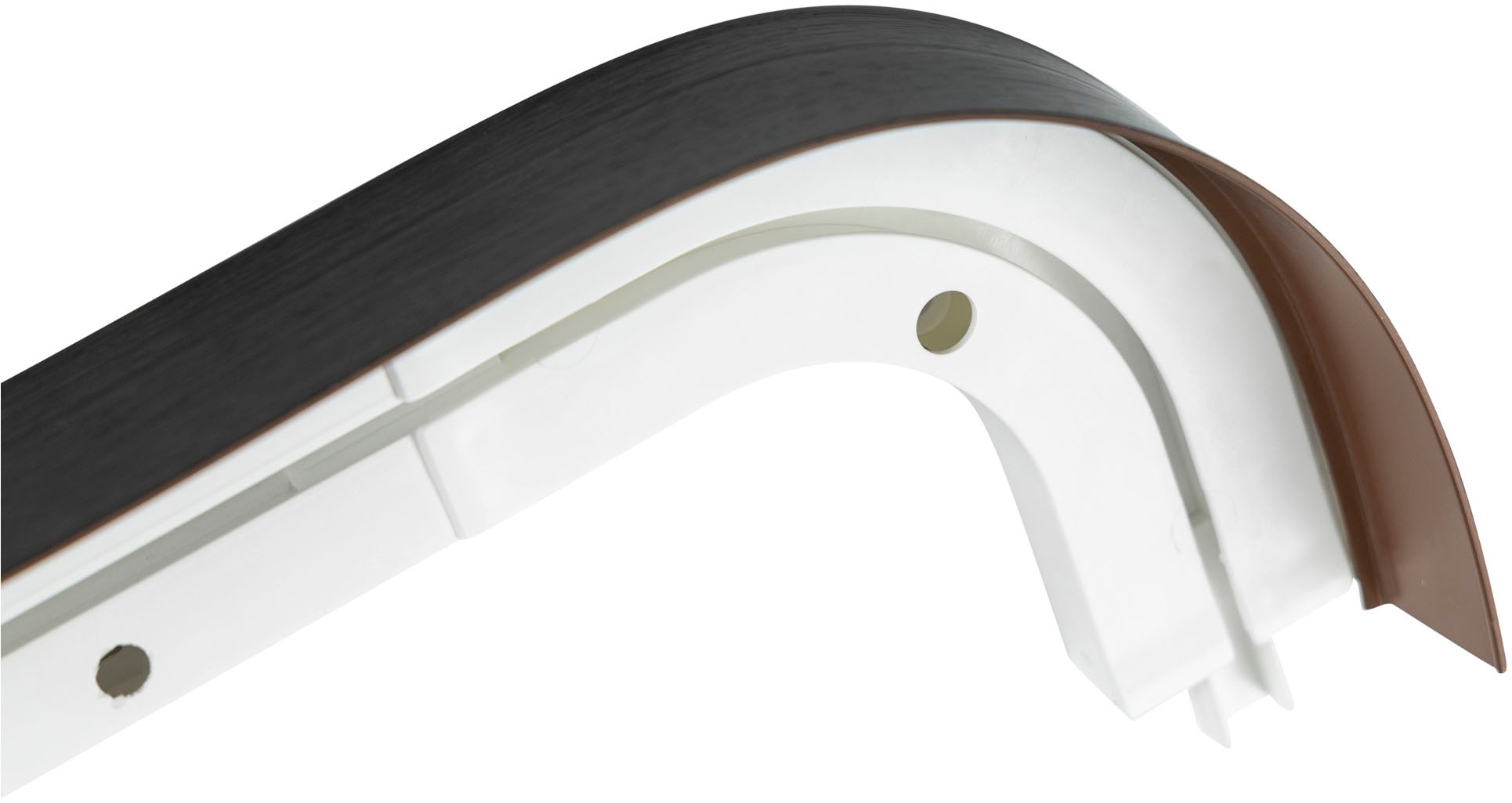 SN DECO GROUP Gardinenschiene »SH1«, 1 läufig-läufig, Fixmaß, mit Blende 5 cm