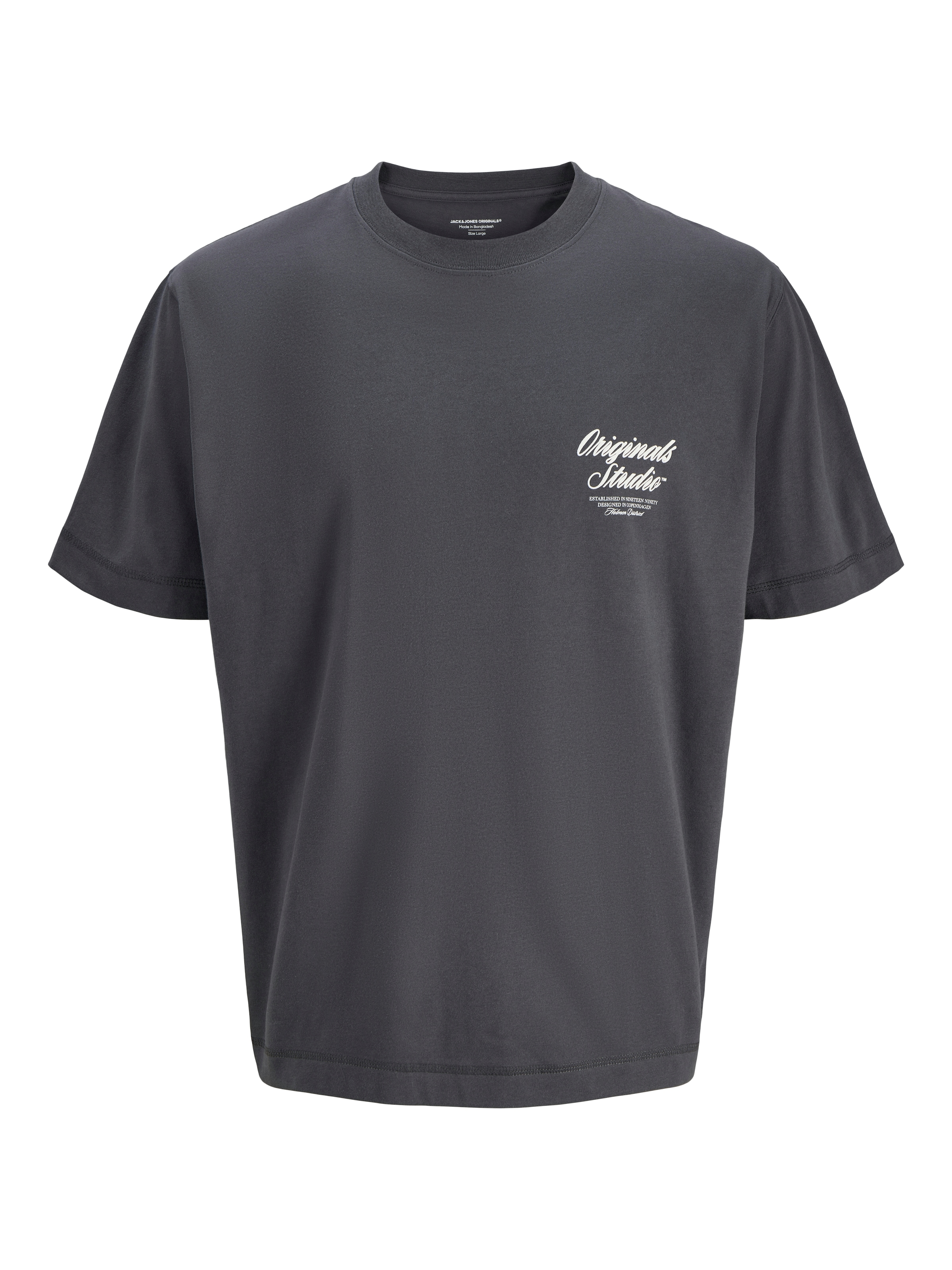 Jack & Jones Kurzarmshirt »JORNORREBRO TYPO TEE SS CREW NECK NOOS« Baumwolle, relaxed fit