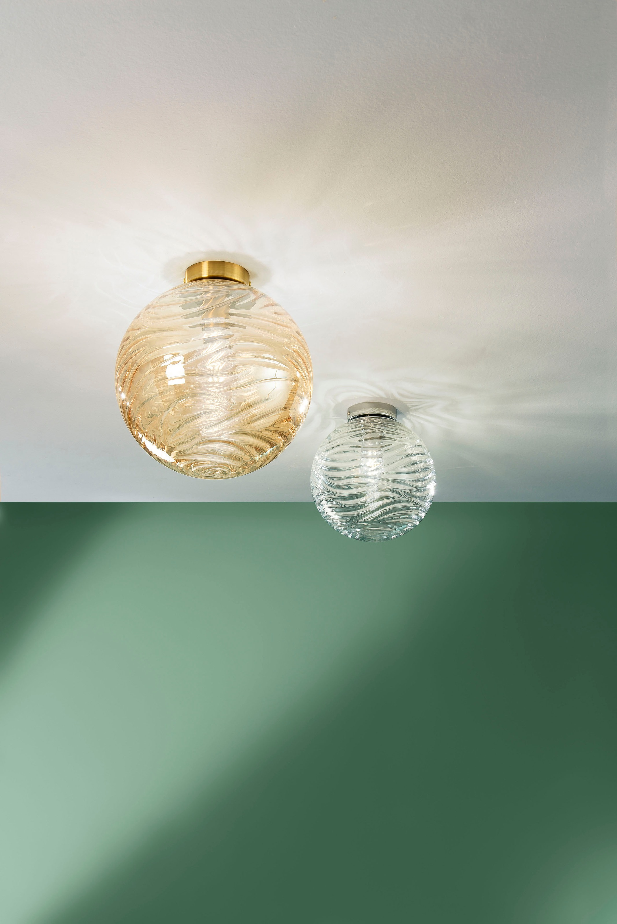 ECO-LIGHT Hängeleuchte »Nereide«, Leuchtmittel E27 | Leuchtmittel wechselbar, hochwertiges Glas