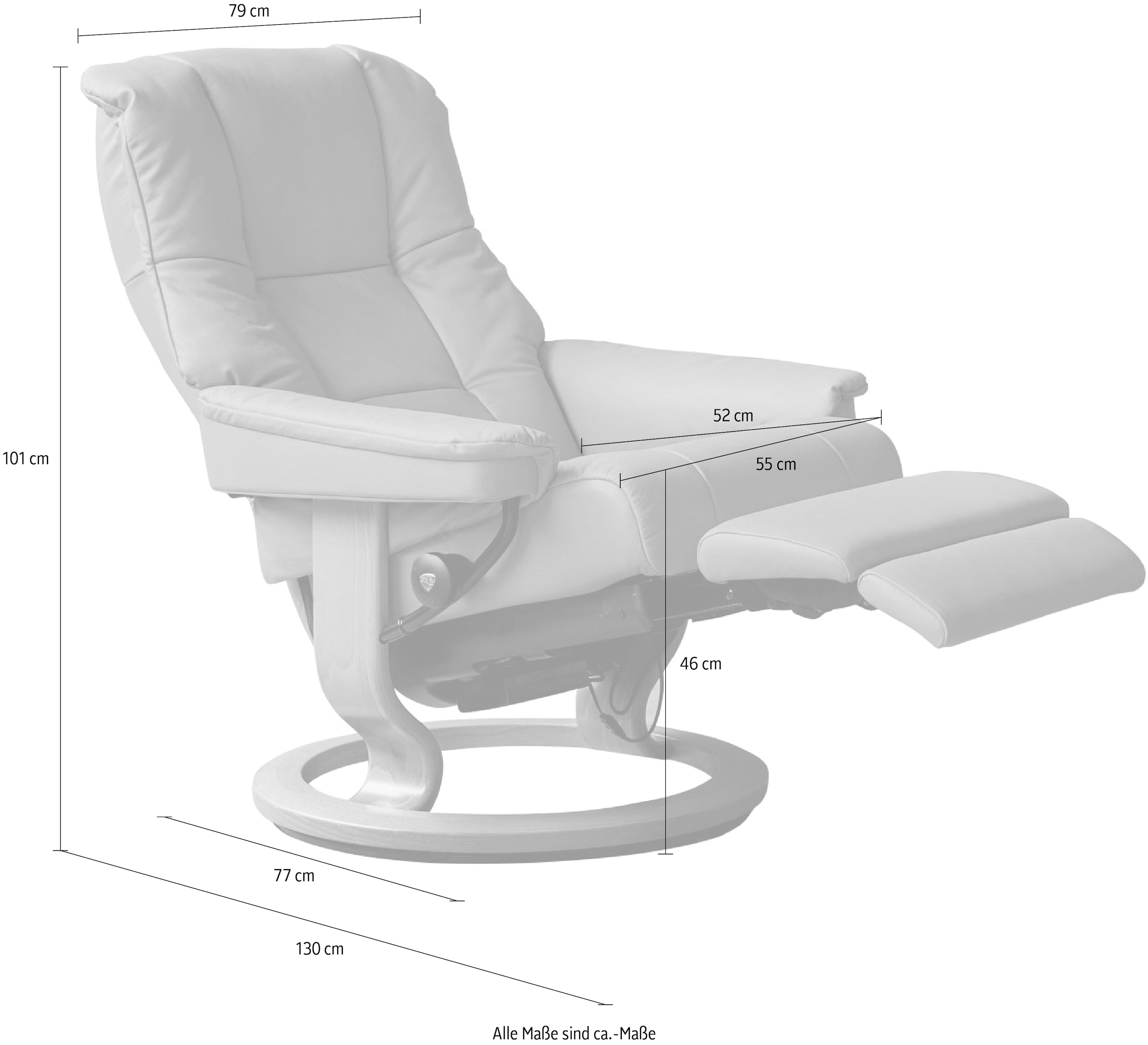 Stressless® Relaxsessel »Mayfair«, elektrisch verstellbar, optional 2-motorisch, Größe M & L