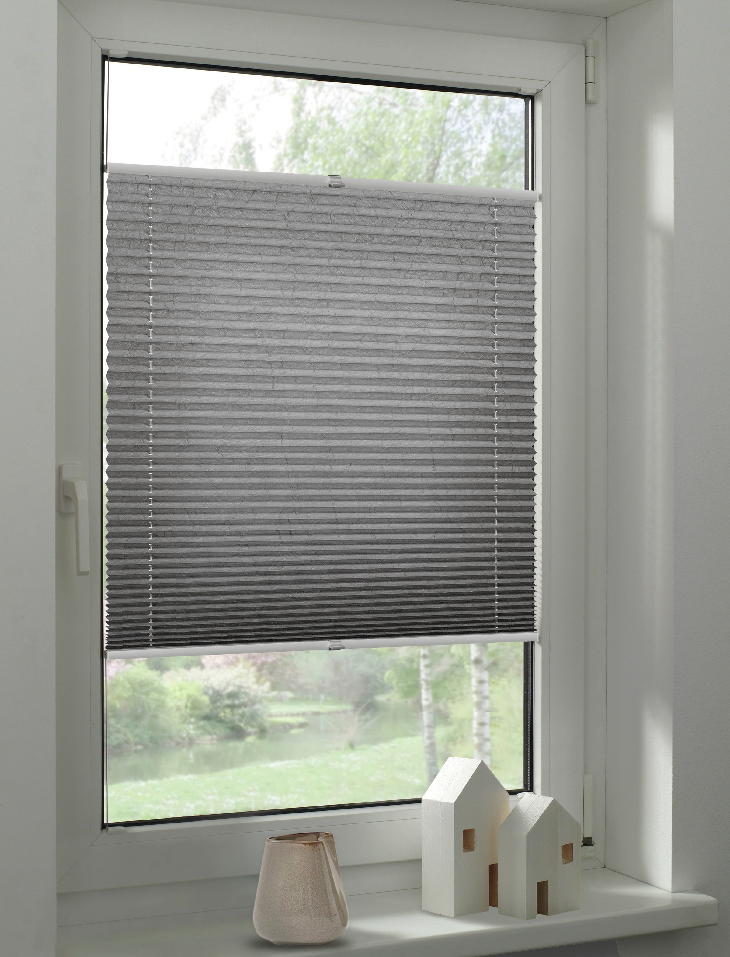 SCHÖNER WOHNEN-Kollektion Plissee "Milla" blickdicht mit Bohren verspannt v günstig online kaufen