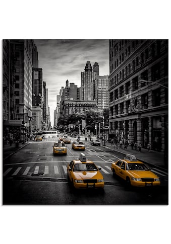 Artland Glasbild »New York City Verkehr 5th Avenue«, Amerika, (1 St.) kaufen