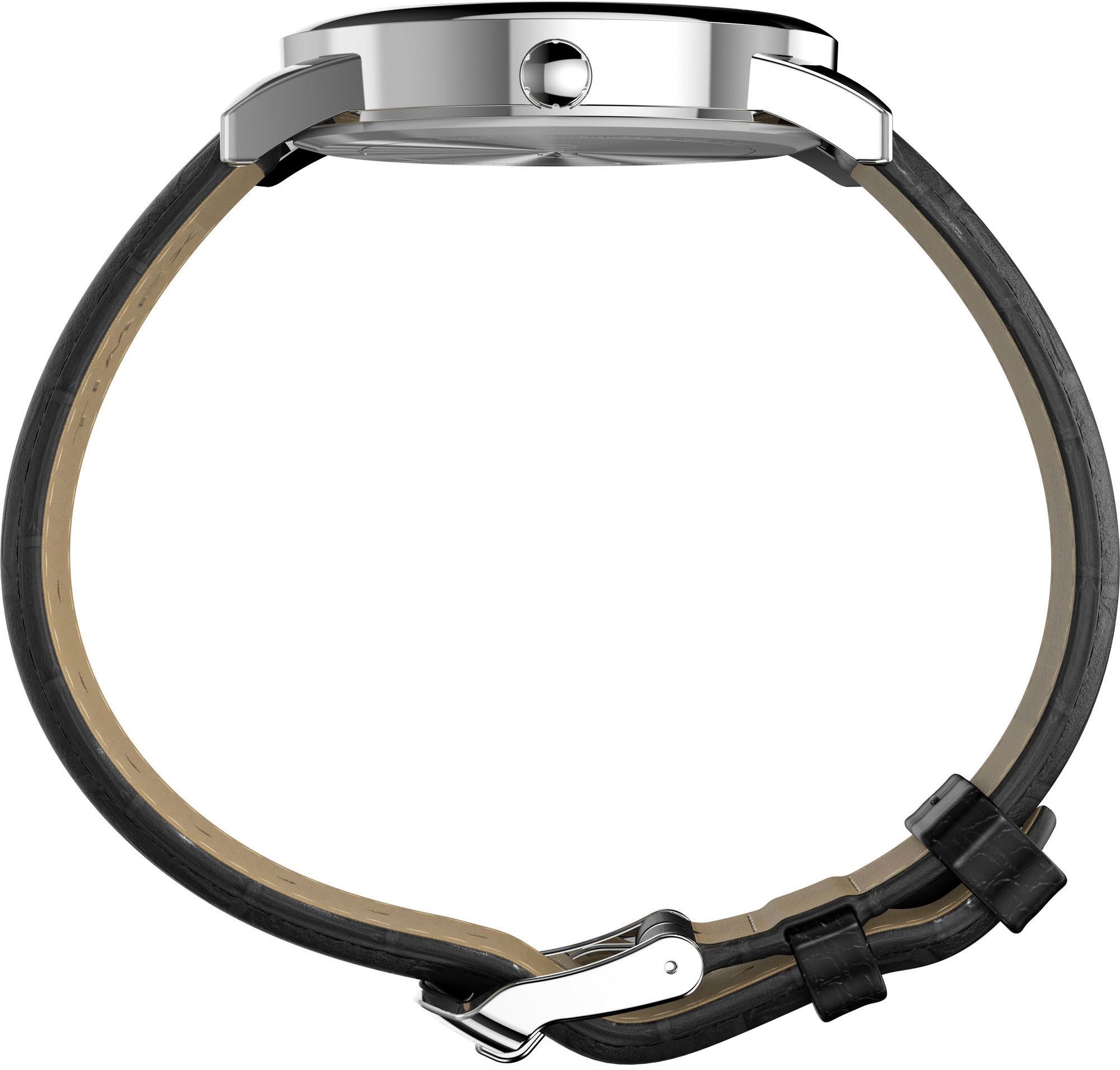 Timex Quarzuhr »EASY READER CLASSIC« Armbanduhr, Herrenuhr, Damenuhr,Lederarmband,Datum