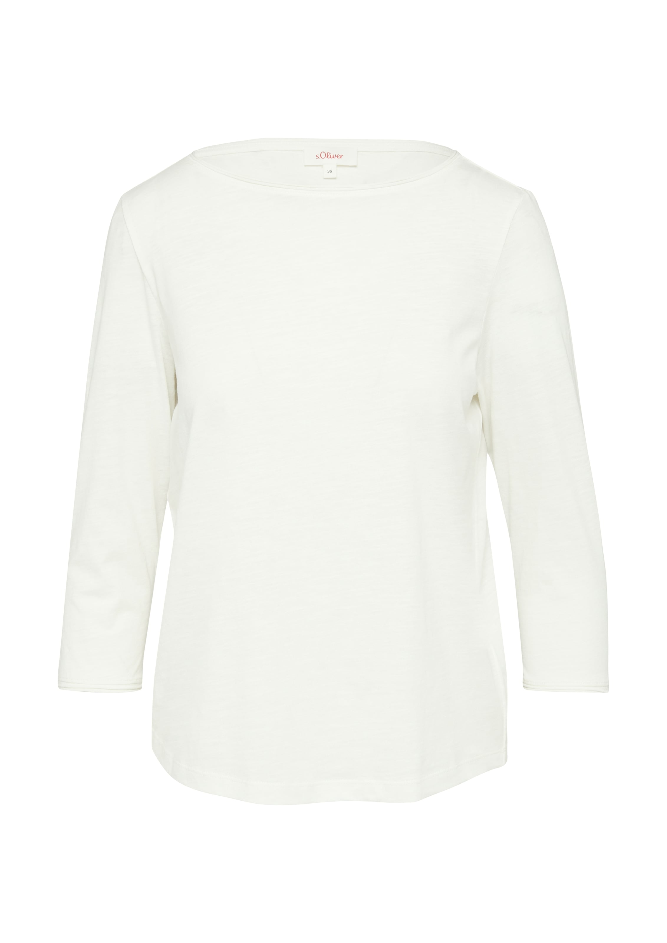 s.Oliver Langarmshirt, aus Flammgarn