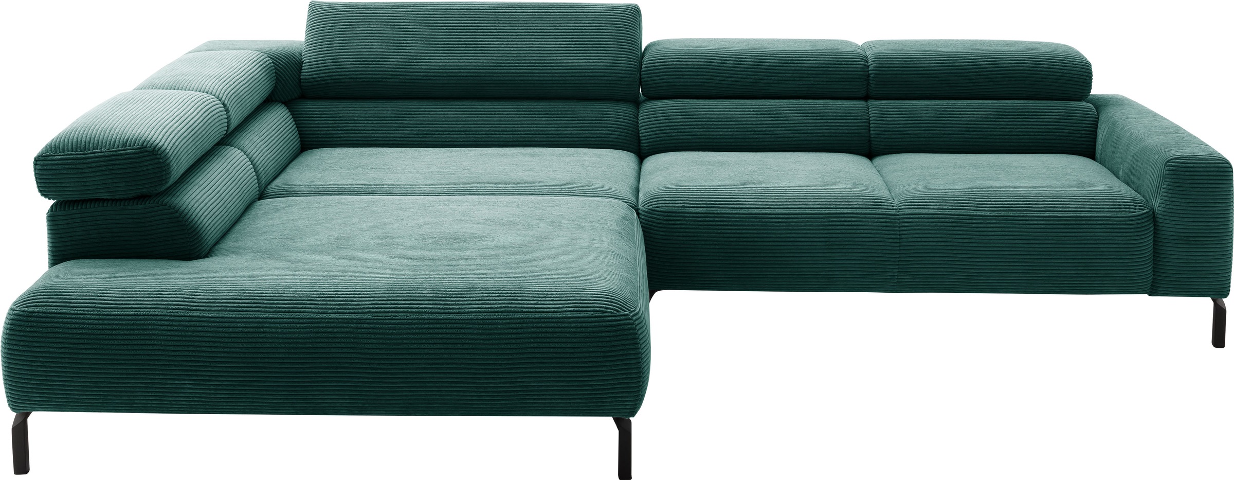 PLACES OF STYLE Ecksofa »Antonelli, L-Form, inkl. Kopfteilverstellung, Brei günstig online kaufen