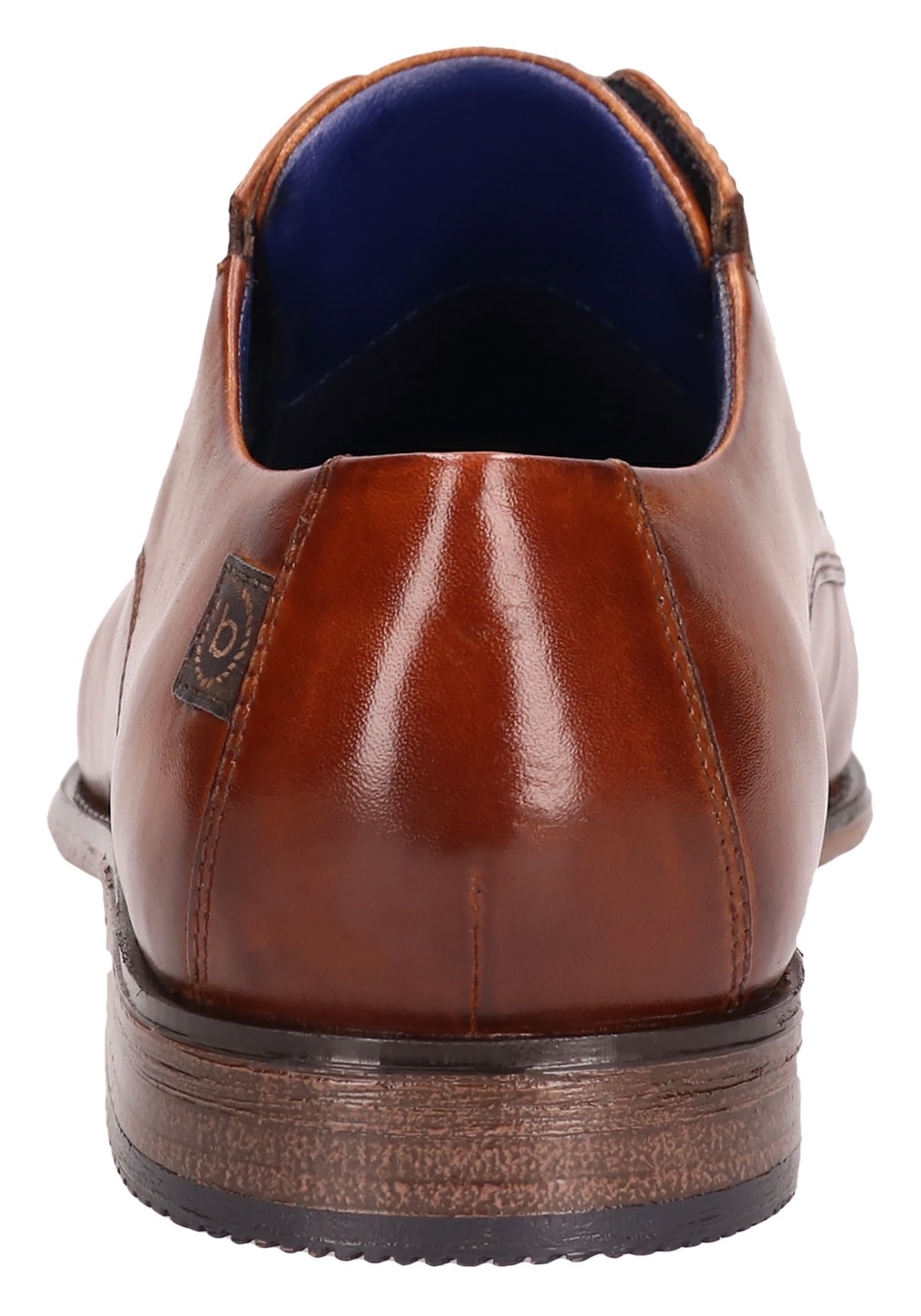 bugatti Schnürschuh, Business Schuh, Anzugschuh mit feinem Blockabsatz