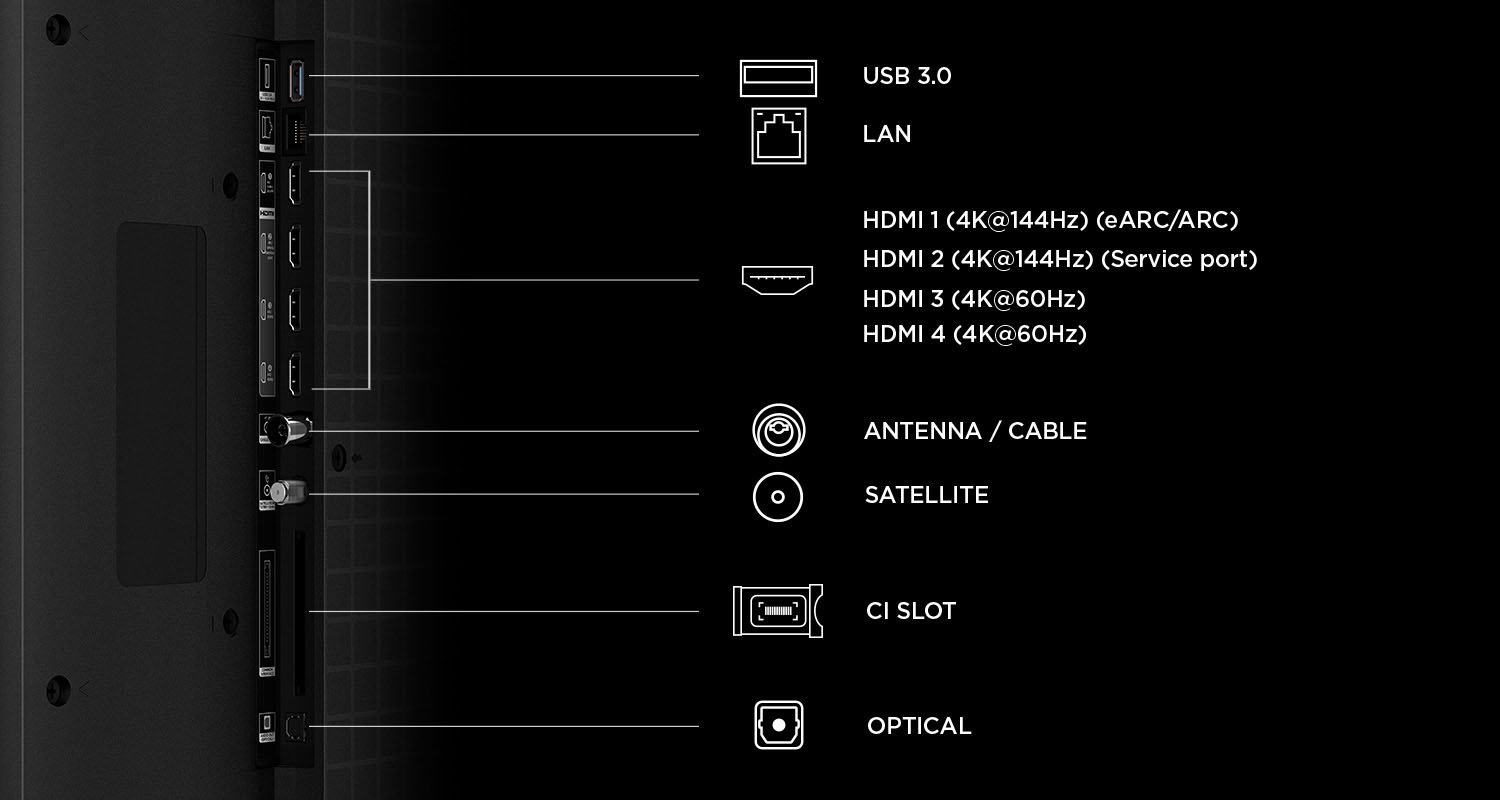 TCL Mini-LED-Fernseher »85RM7LX1« 215 cm/85 ″