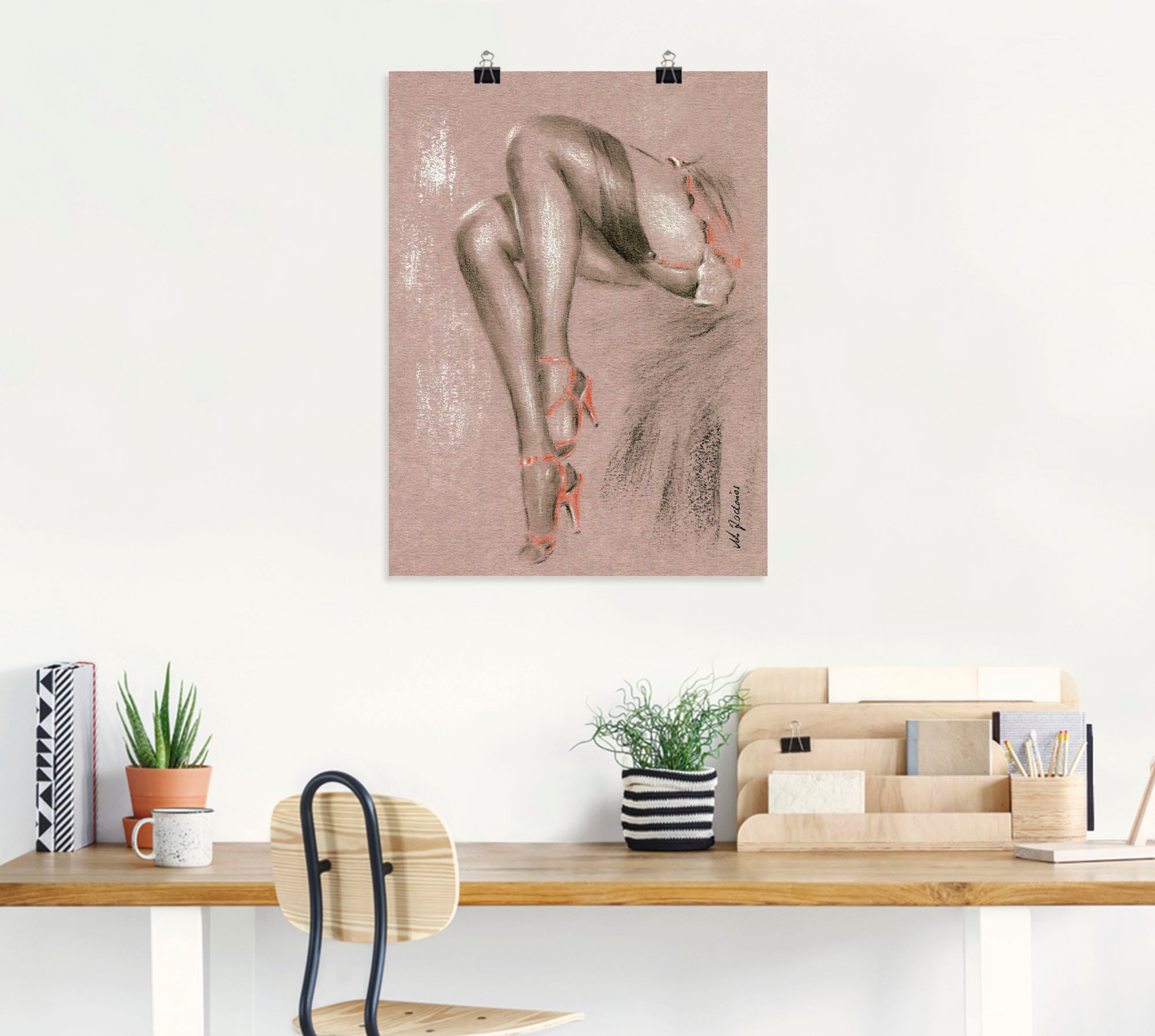 Artland Wandbild »Erotisches in High Heels«, Frau, (1 St.), als Leinwandbild, Poster in verschied. Größen