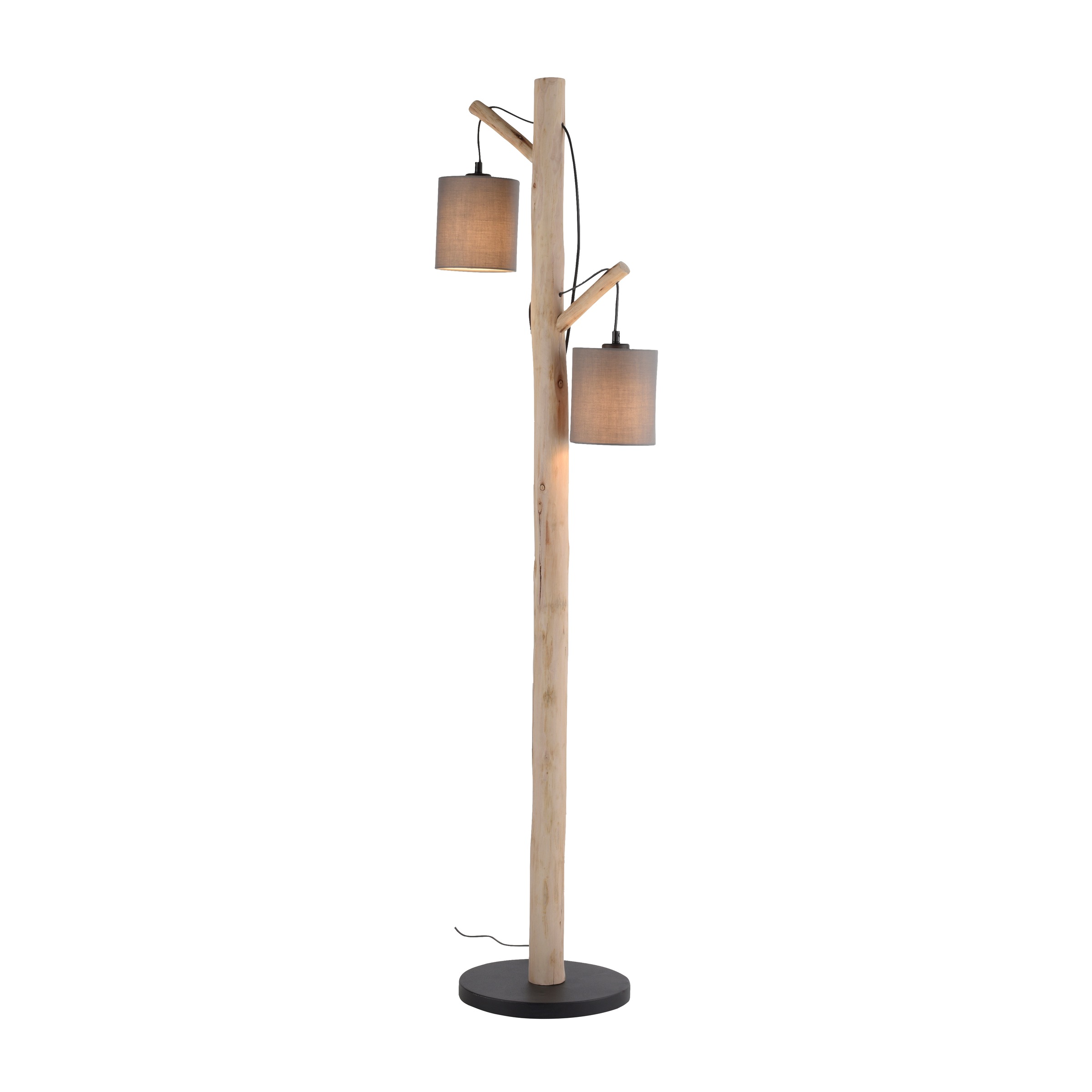 JUST LIGHT Stehlampe »TRIBU«, 2 flammig, Leuchtmittel E27   ohne Leuchtmitt günstig online kaufen