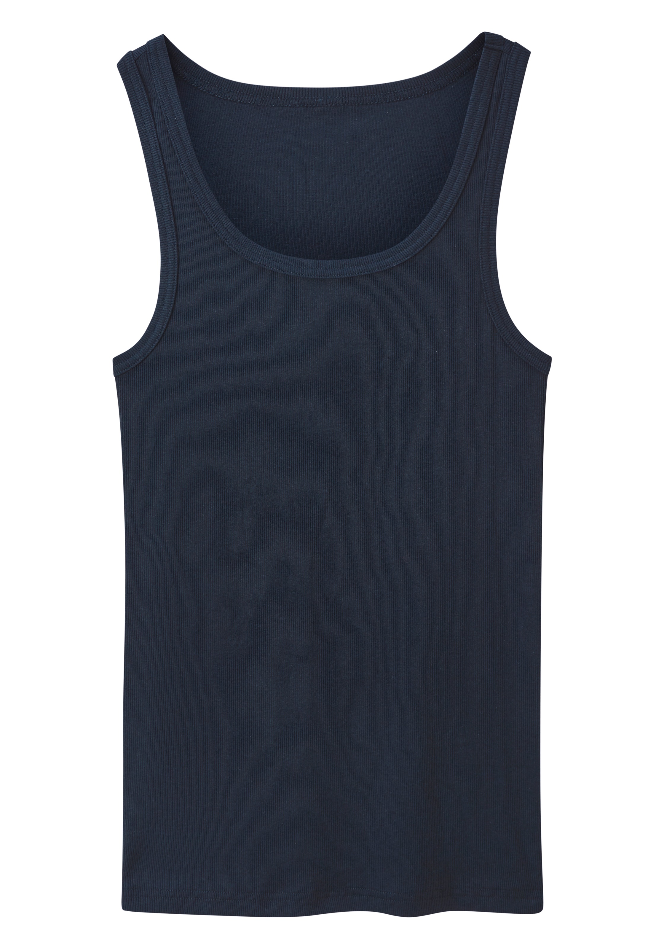 John Devin Unterhemd »Tanktop« Packung, 2 Stk. körpernahe Passform, elastisches Doppelripp-Material