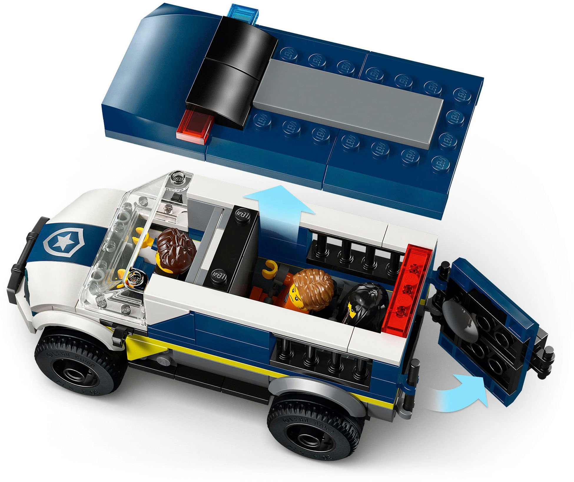 LEGO® Konstruktionsspielsteine »Gefangenentransporter (60479), LEGO City« Made in Europe