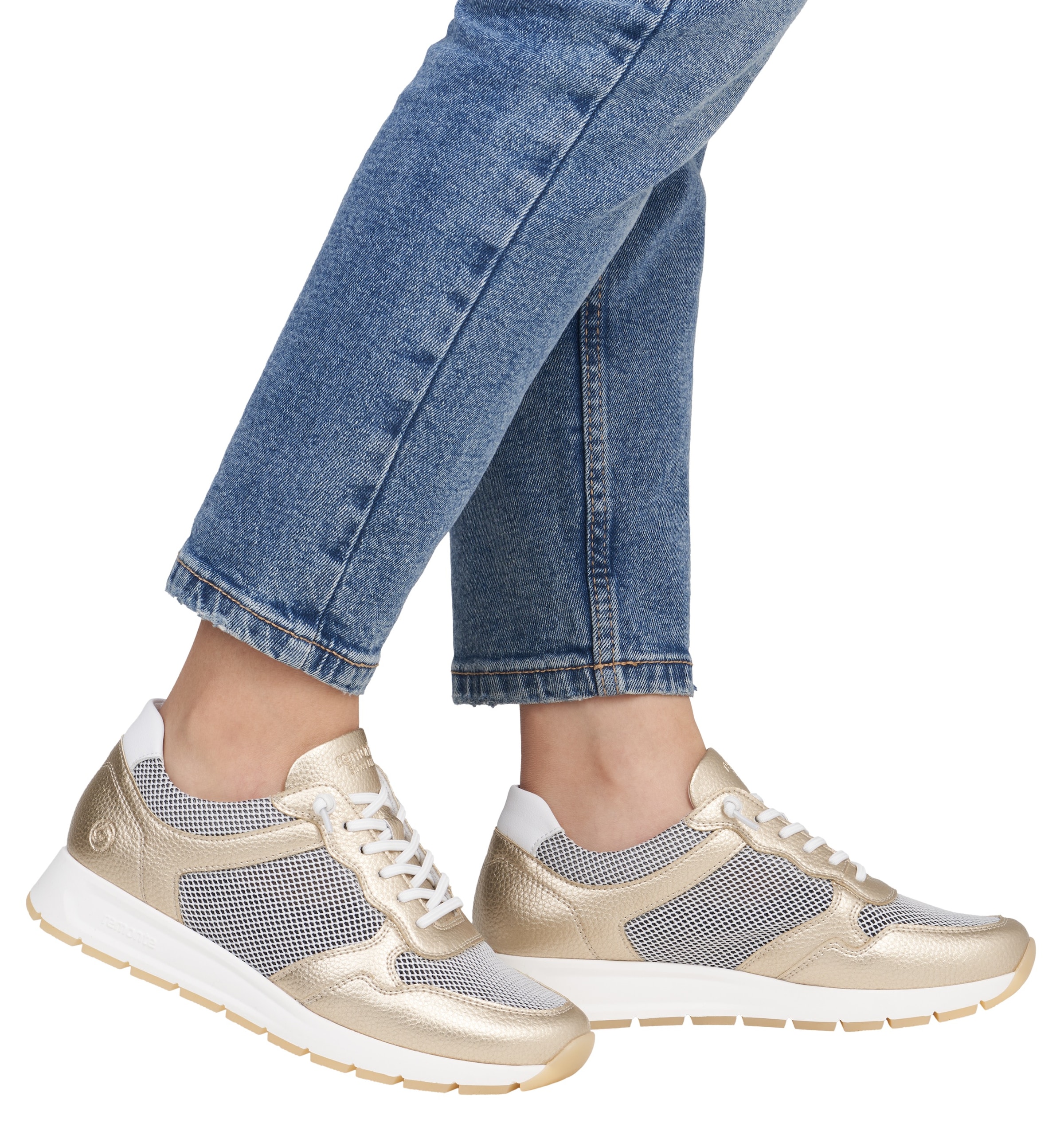 Remonte Slip-On Sneaker »Elisabeth Hurley-Collection«, Freizeitschuh, Halbschuh, Schnürer mit Schaftrandpolsterung