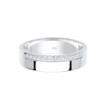 Elli DIAMONDS Verlobungsring »Bandring Basic Diamanten (0.06 ct.) 925 Silber«