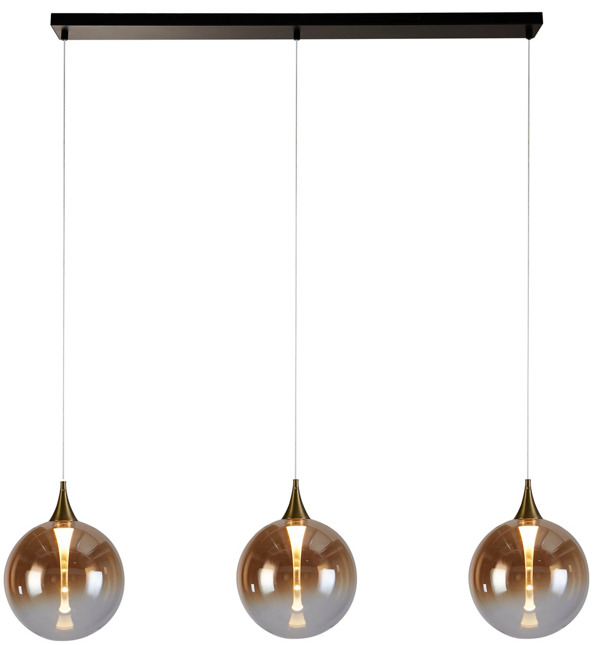Searchlight LED-Hängeleuchte »Hängeleuchte Alchemy, 3-flammig«, 3 flammig, Leuchtmittel LED-Board | LED fest integriert, Plasmastrahl-Effekt