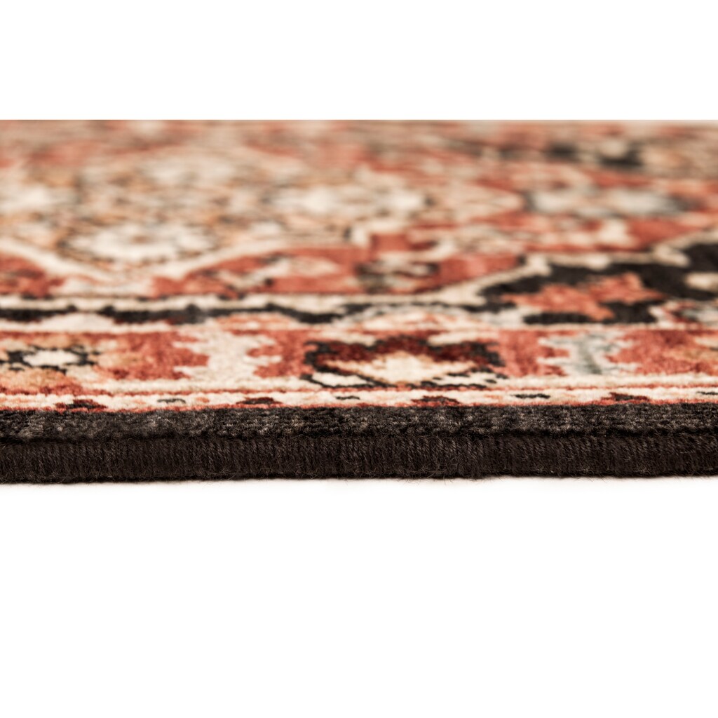LUXOR living Teppich »Sempura«, rechteckig, 8 mm Höhe, Orient-Optik, 80% Wolle, mit Fransen, Wohnzimmer