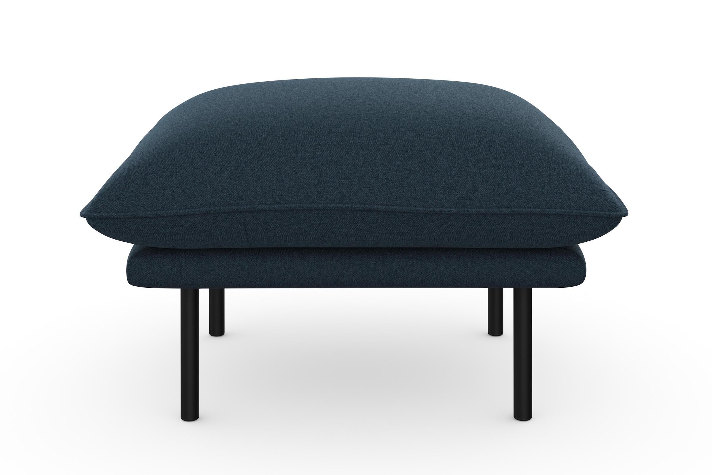 andas Polsterhocker »Stine«, Besonderes Design durch Kissenoptik und Keder, by Morten Georgsen
