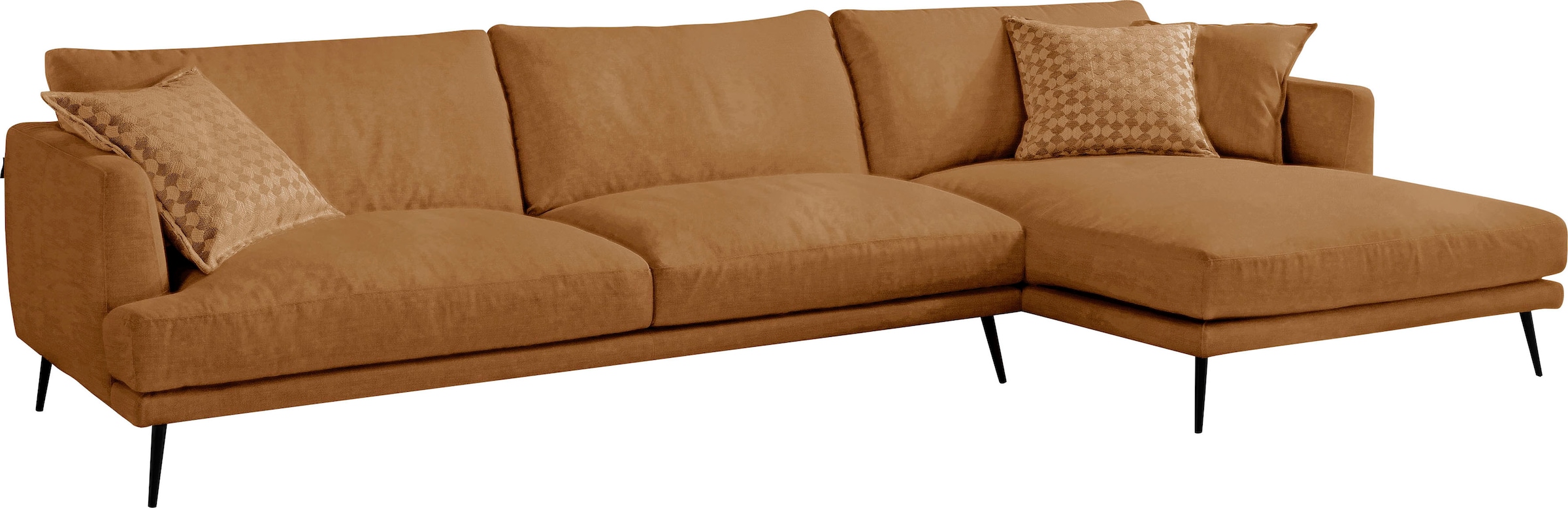 Egoitaliano Ecksofa »Sophia, Designsofa mit extrakomfortablem Sitzkomfort«, günstig online kaufen
