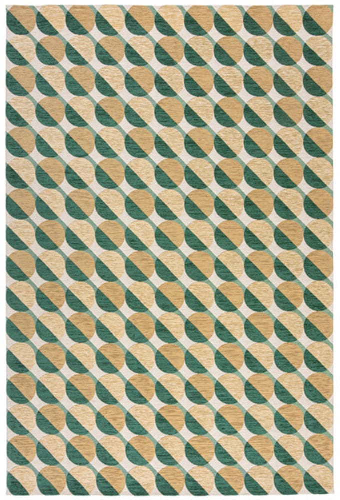 FLAIR RUGS Teppich »Carlos Geo«, rechteckig, 1 mm Höhe, fußbodenheizungsgeeignet