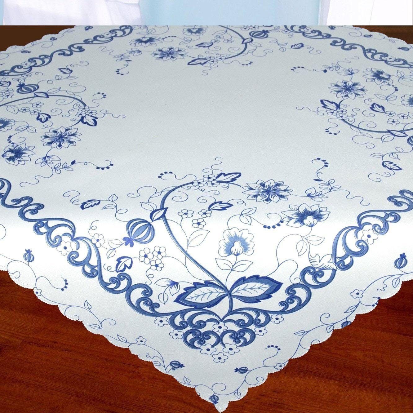 Delindo Lifestyle Mitteldecke »ZWIEBELMUSTER« Glattes Gewebe, bedruckt günstig online kaufen