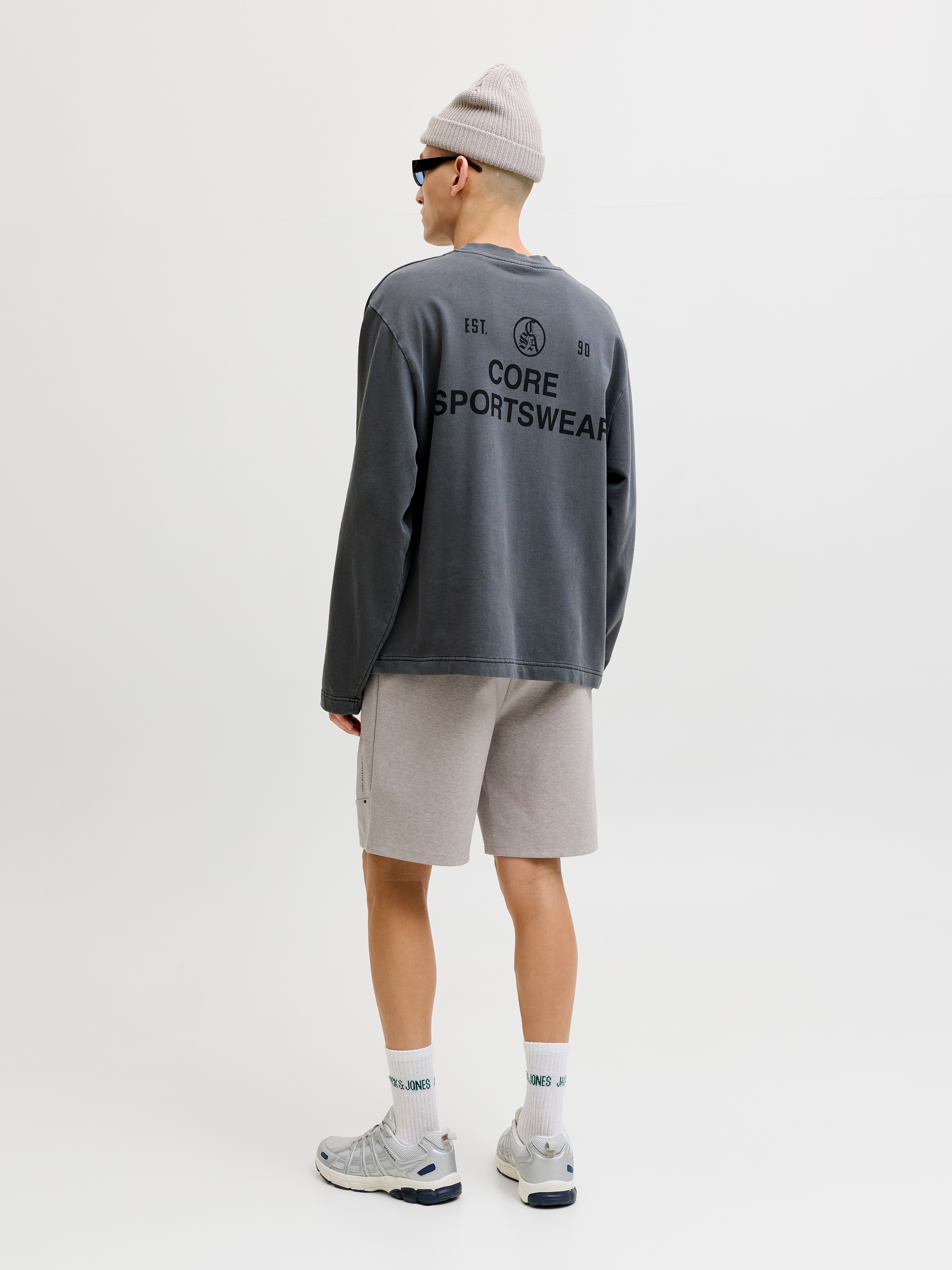 Jack & Jones Sweatshorts »JPSTGORDON BASE SWEAT SHORTS SRT SN«  Materialmix mit Stretch, regular fit