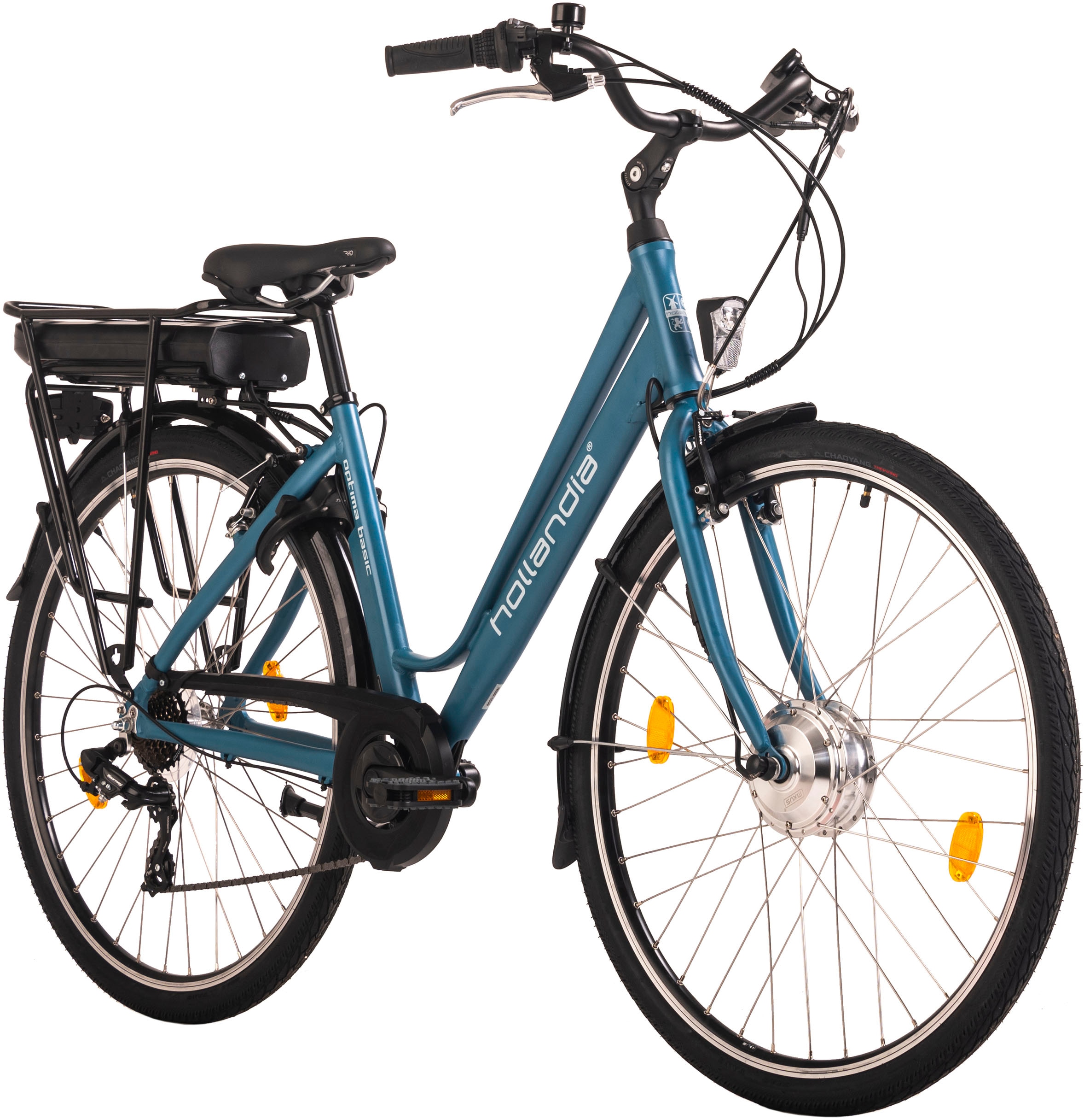 Hollandia E-Bike »Optima Basic«, 7 Gang, Shimano, Tourney, Frontmotor 250 W, Pedelec, Elektrofahrrad für Damen u. Herren