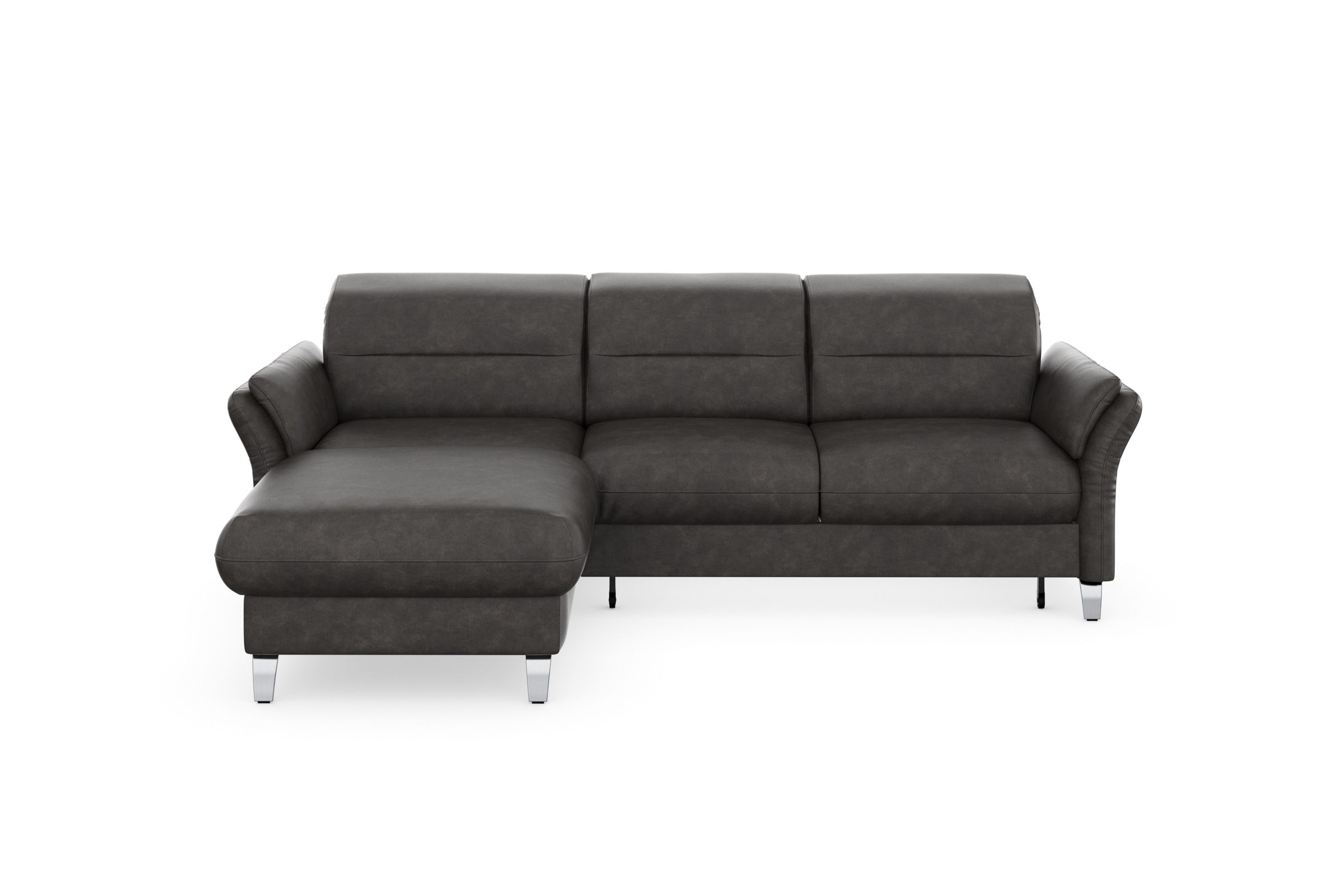 sit&more Ecksofa »Grenoble L-Form mit Federkern«, wahlweise mit Bettfunktio günstig online kaufen