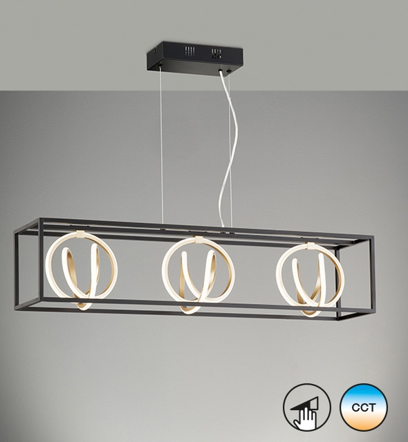 FISCHER & HONSEL Pendelleuchte »Gisi« LED-Modul 1 Stk. warmweiß - kaltweiß günstig online kaufen