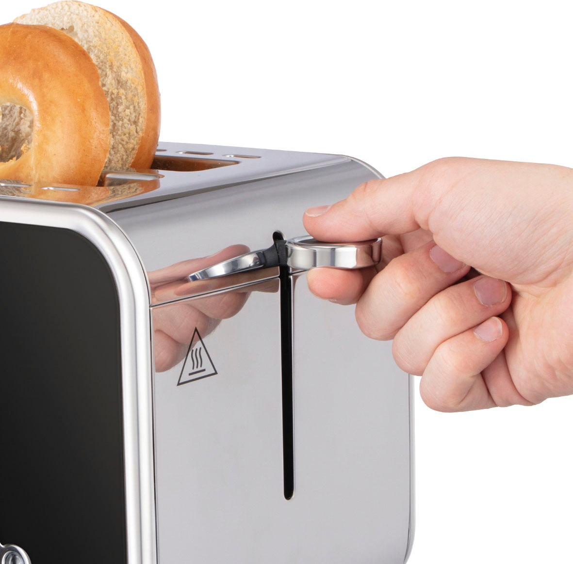 RUSSELL HOBBS Toaster »Distinctions Schwarz 26430-56«, 2 kurze Schlitze, für 2 Scheiben, 1600 W
