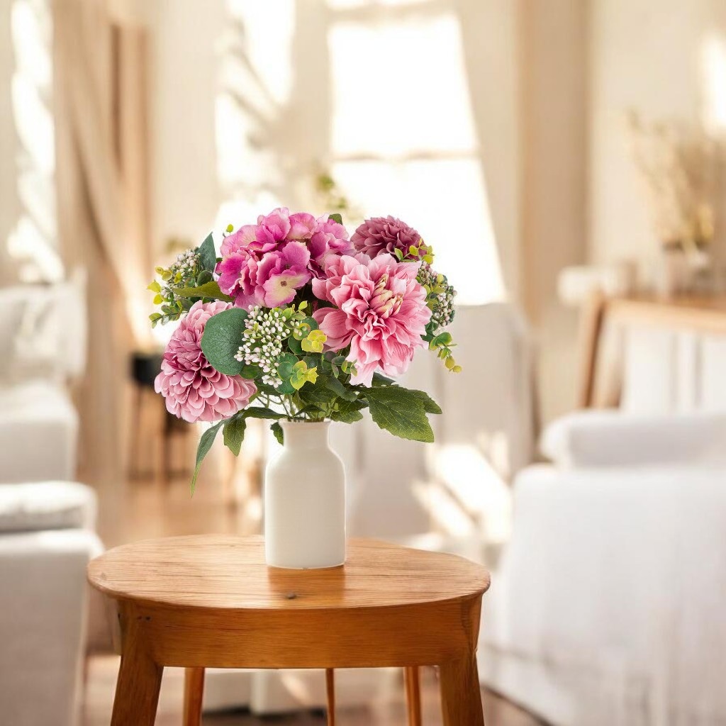 GILDE Kunstblume »Kunstblumenstrauß Posy« ein Mix aus 3 Blumenarten