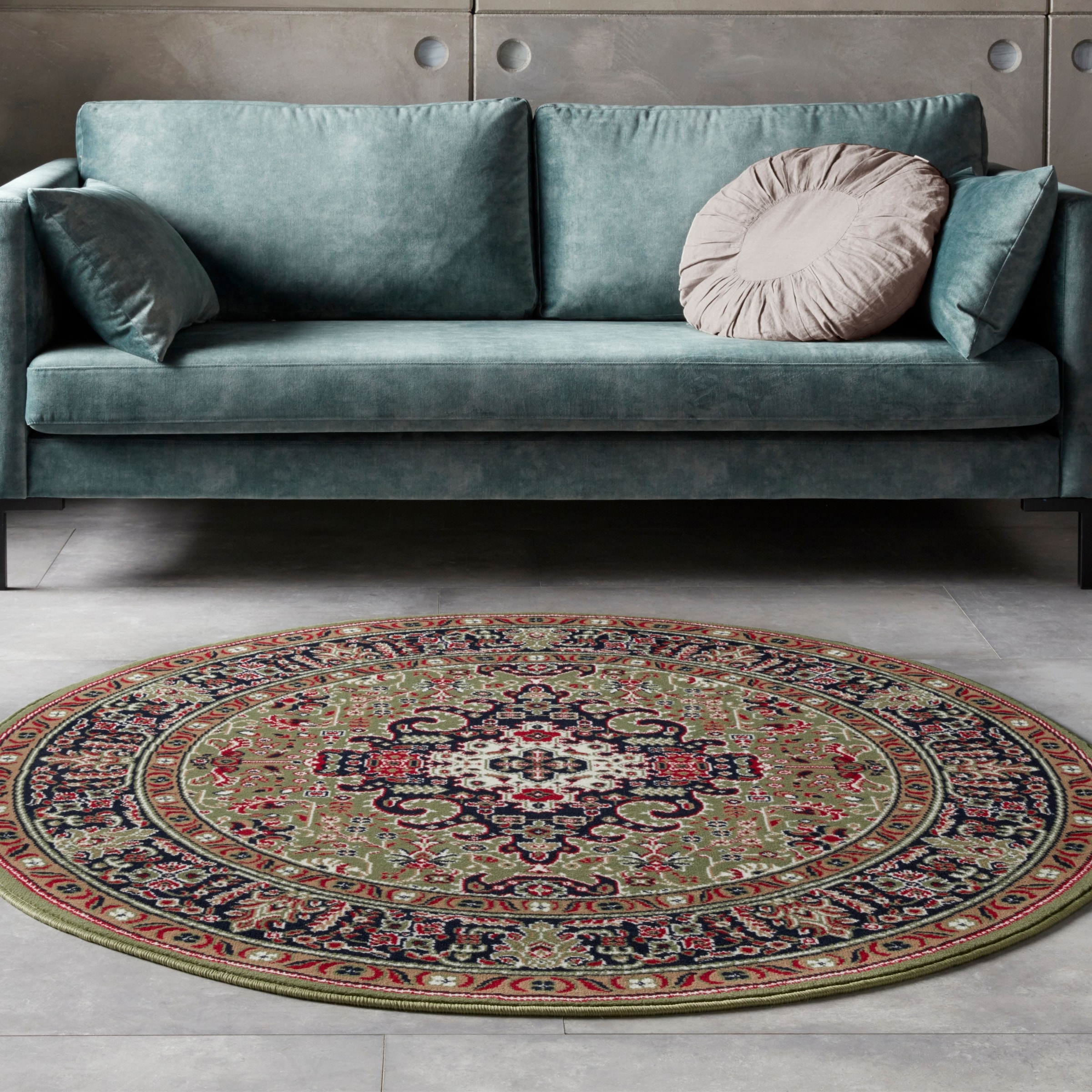HANSE Home Teppich »Skazar Isfahan«, rund, 9 mm Höhe, Kurzflor, Orient, Tep günstig online kaufen