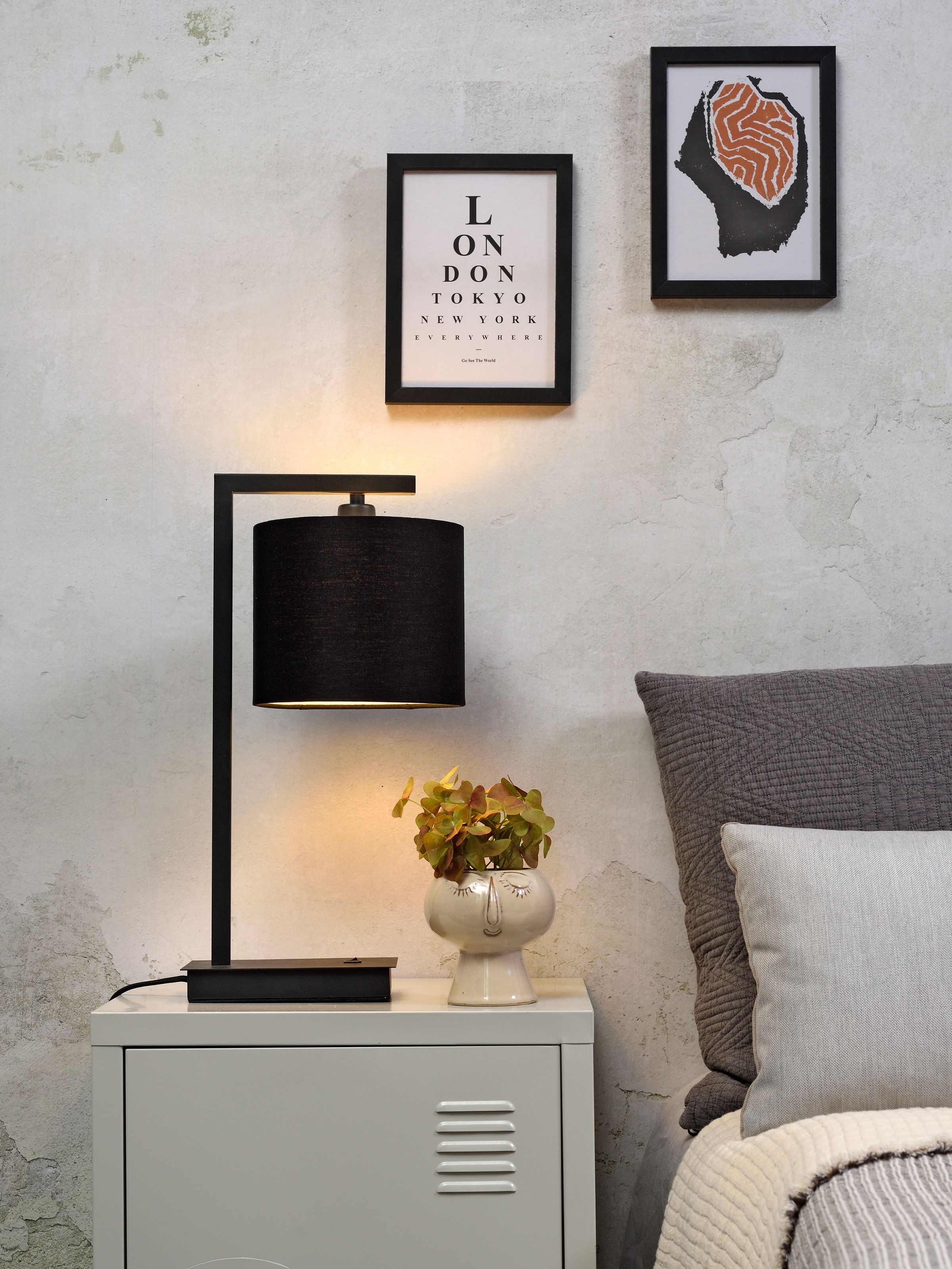 it's About RoMi Tischleuchte »Boston«, 1 flammig, Leuchtmittel E14 | LED wechselbar