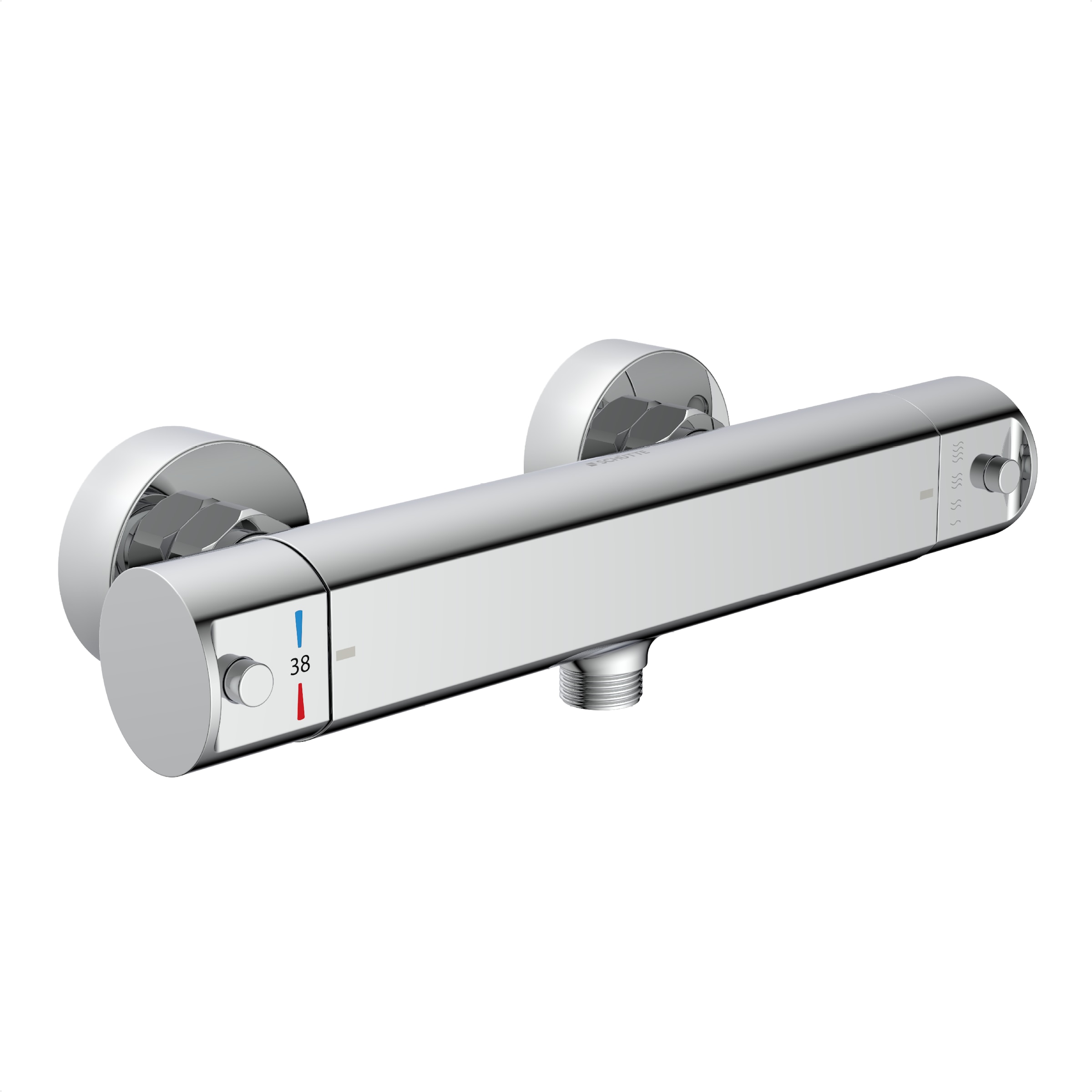 Schütte Brausethermostat »VITA« wassersparende Eco-Stopp-Funkt., Sicherheitssperre, innovative Kühlung