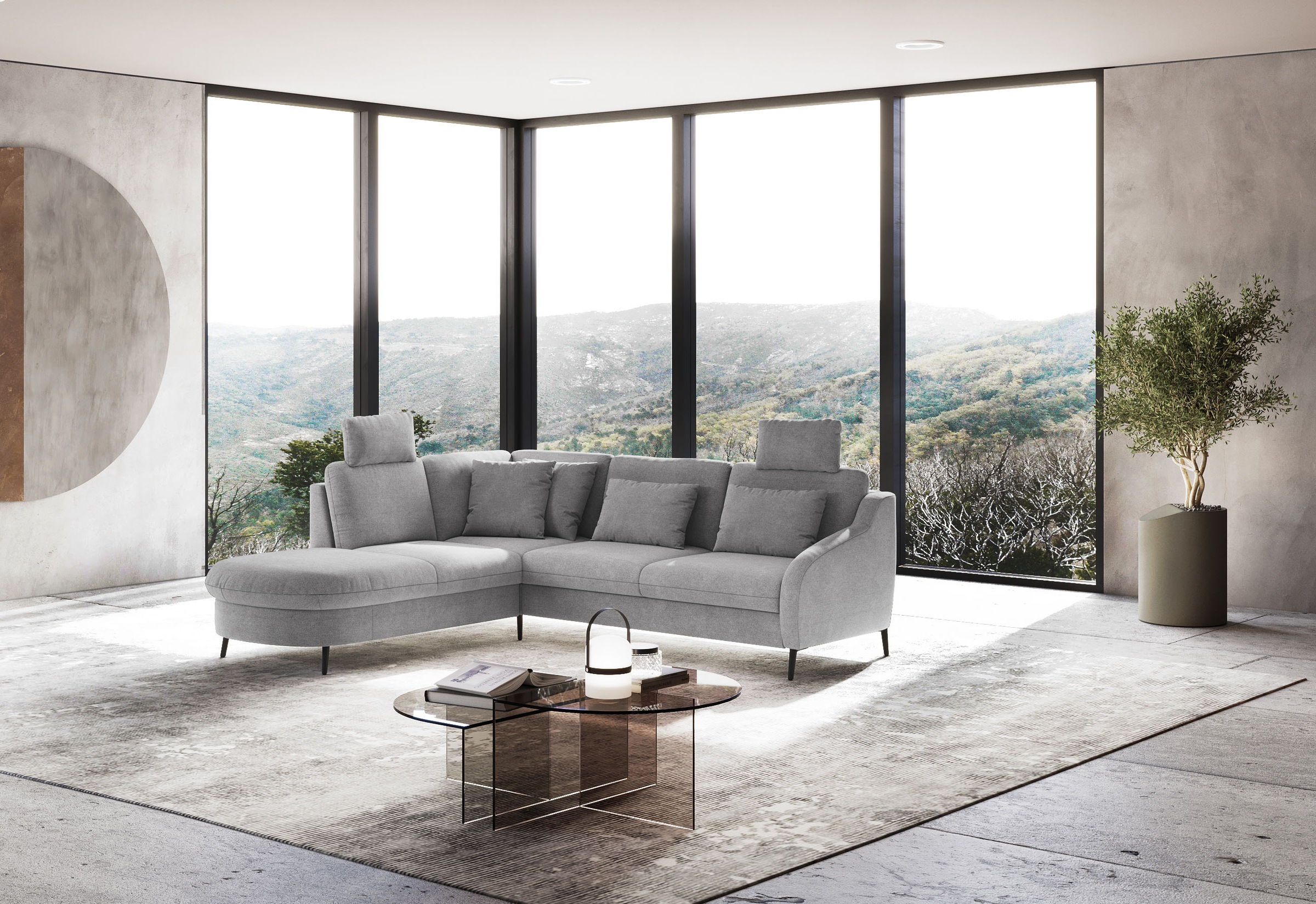 sit&more Ecksofa »Soul L-Form« wahlweise mit Bettfunktion und Bettkasten od günstig online kaufen